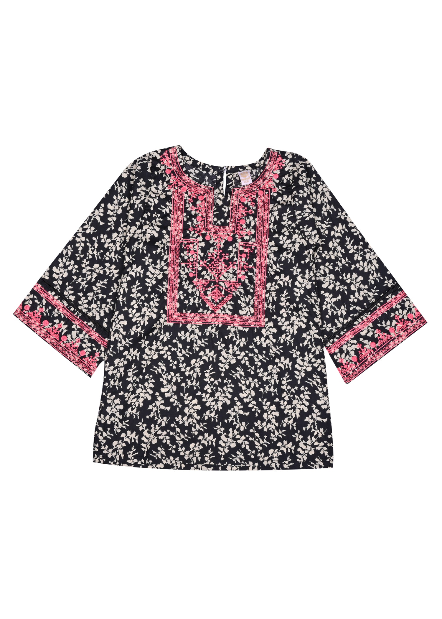 Embroidered & Printed Kameez With Trouser