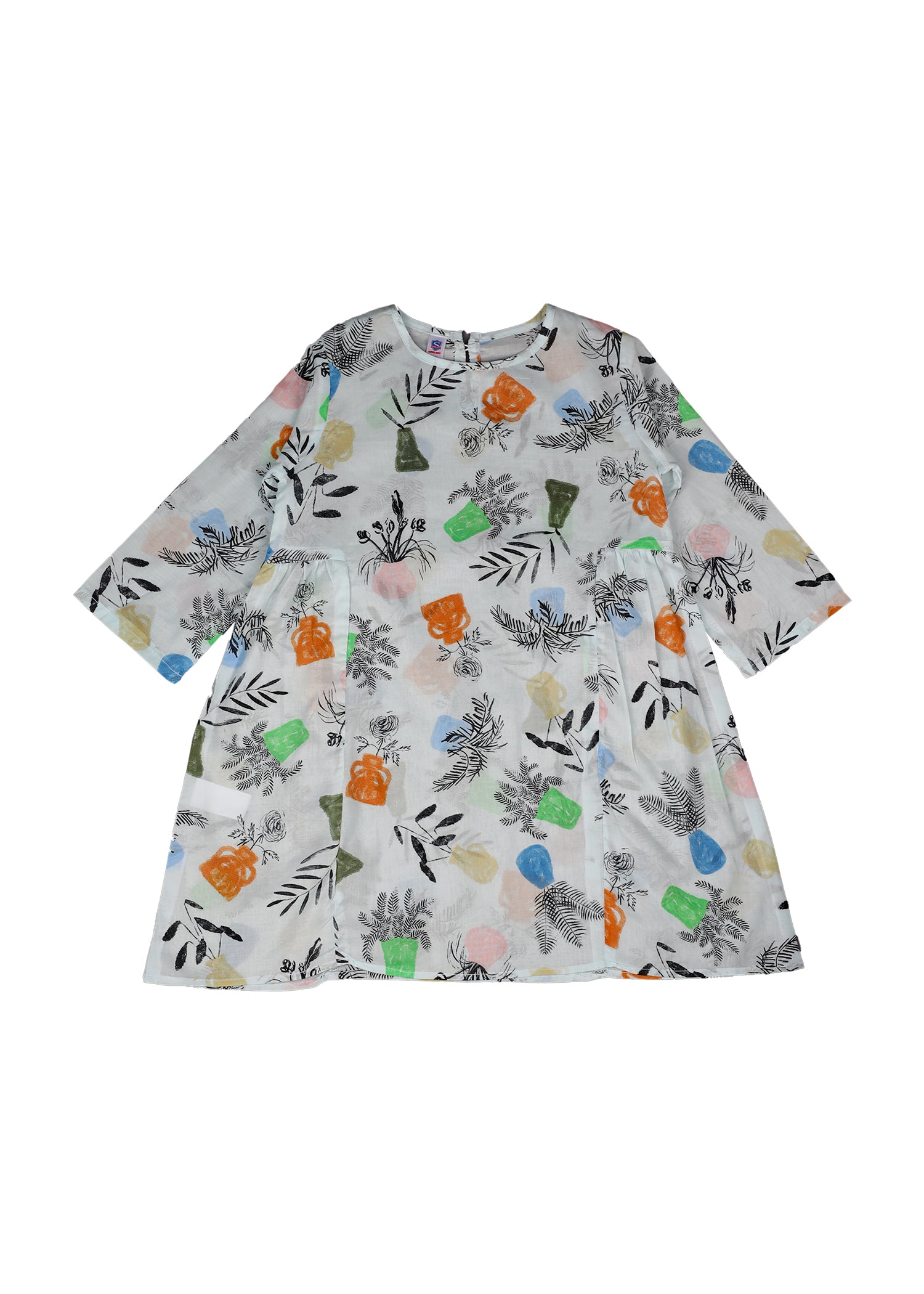 Embroidered Frock With Trouser