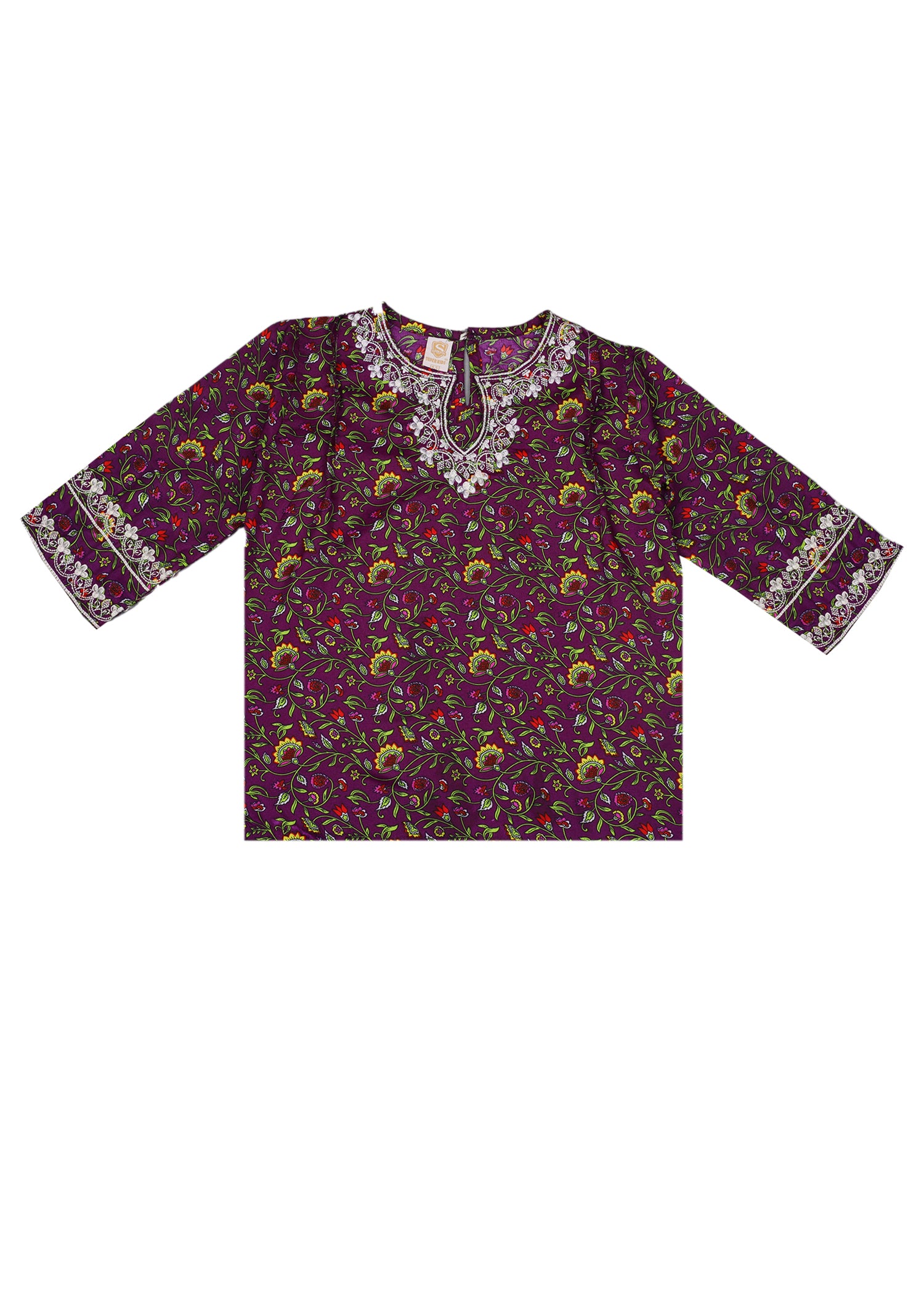 Embroidered Kameez With Trouser