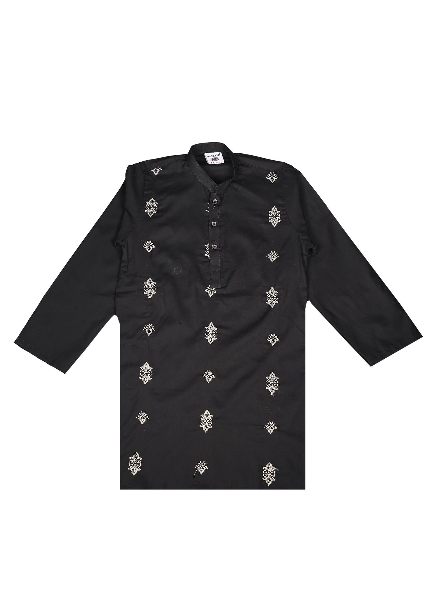 Boy's All Over Embroidered Kurta Trouser