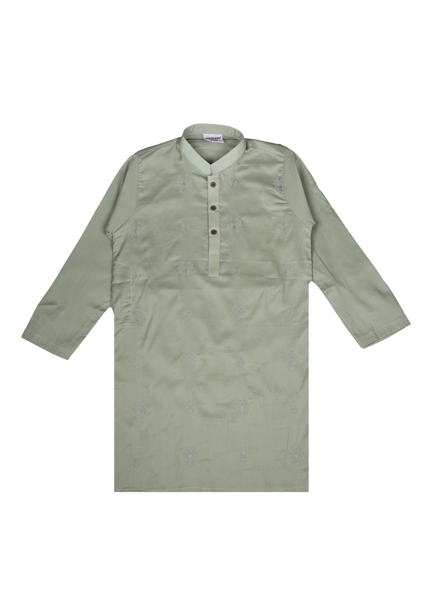 Boy's All Over Embroidered Kurta Trouser