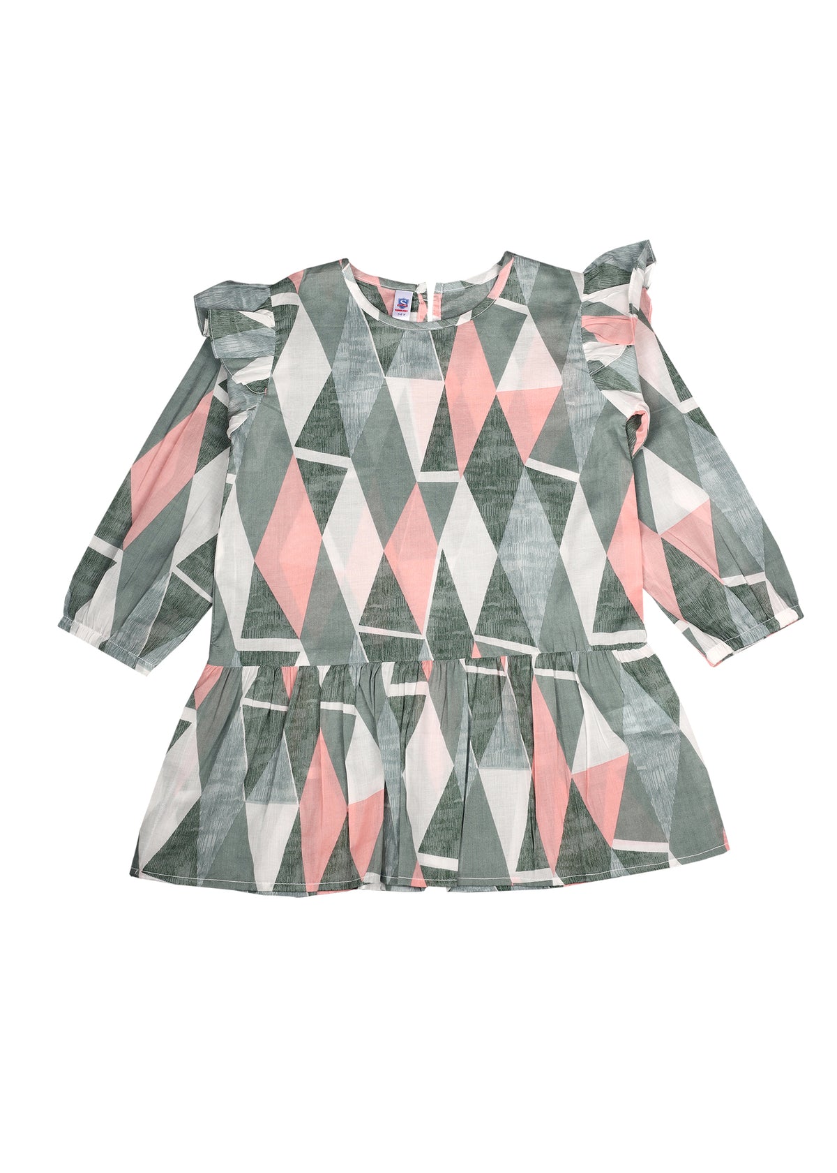 Printed Frock With Trouser