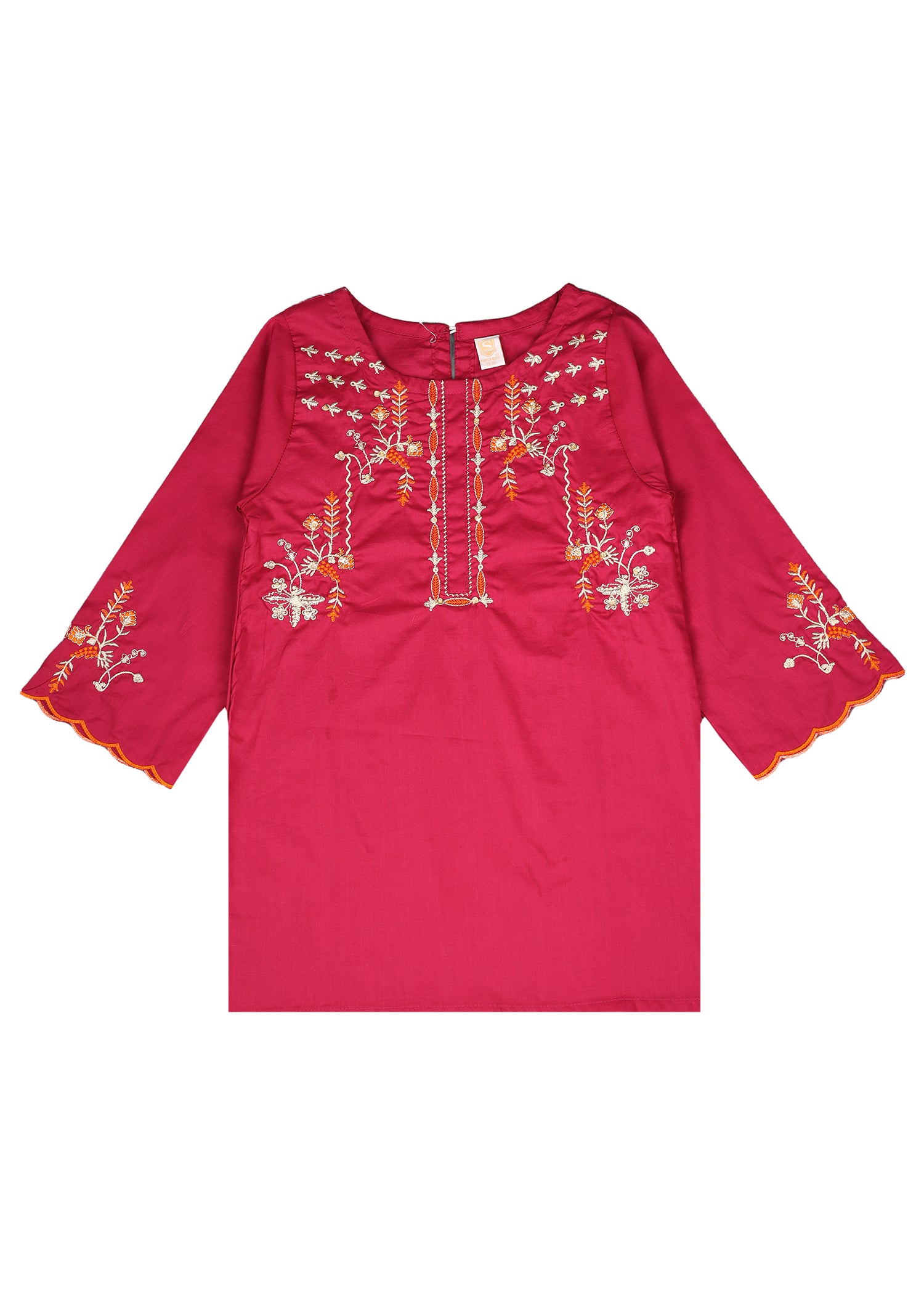 Hand Embroidered Kameez With Gharara