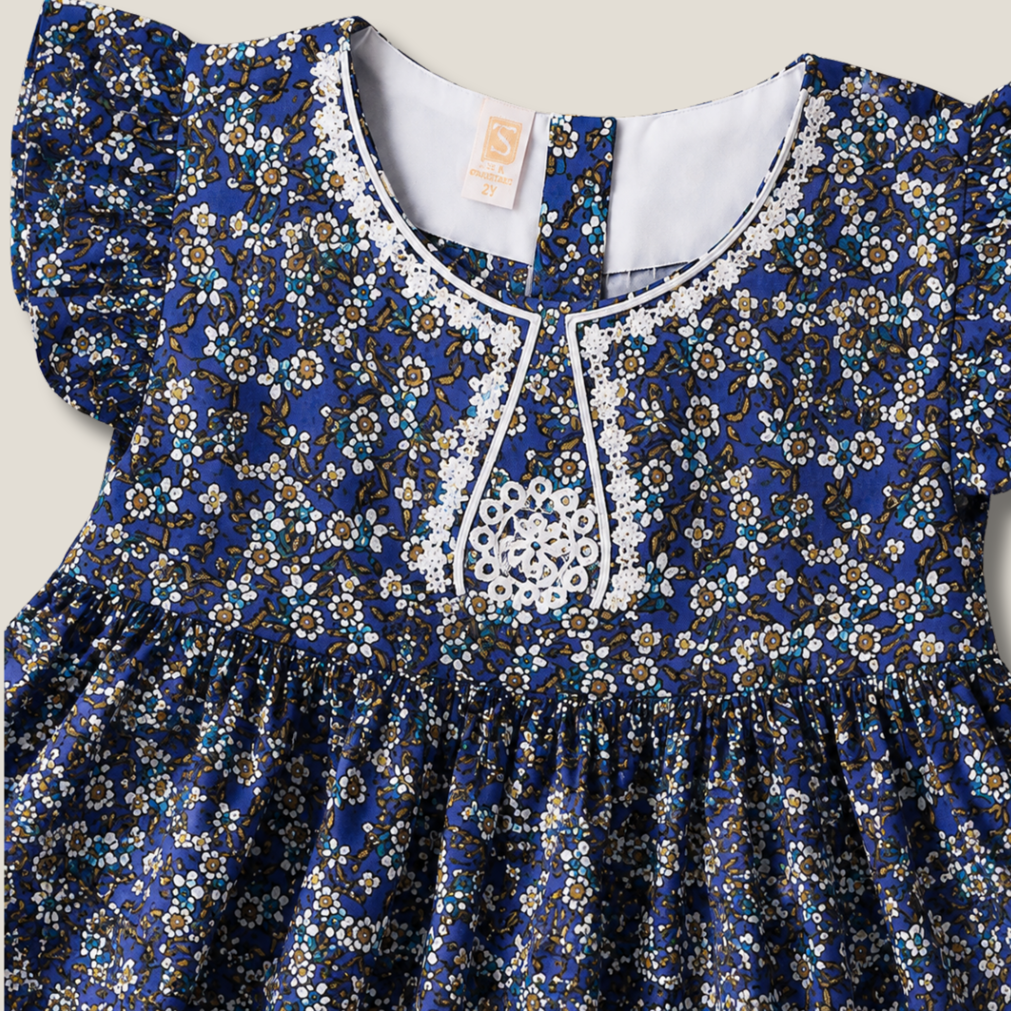 Royal Blossom Frock