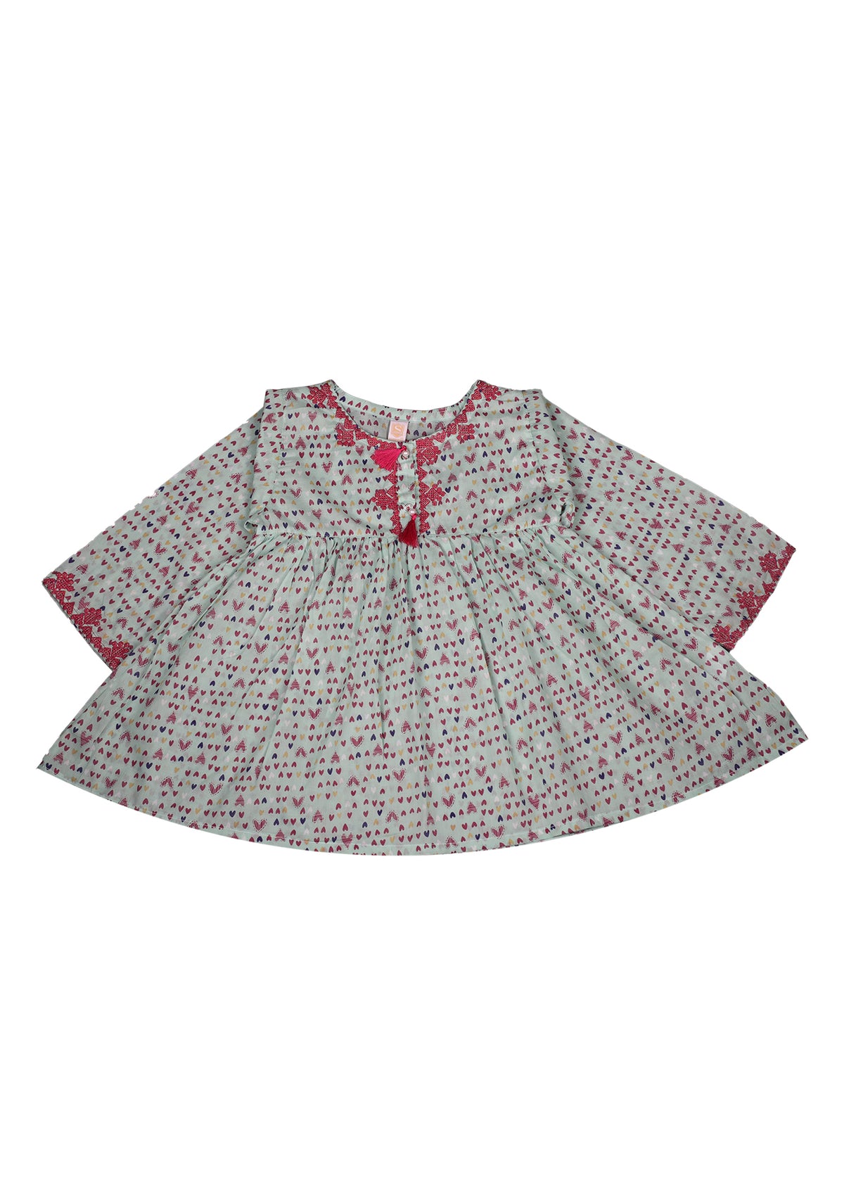 Embroiderd Frock With Shalwar