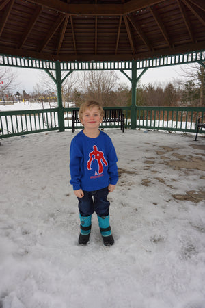 Boys royal blue full sleeve sweater - Super Kids Clothing