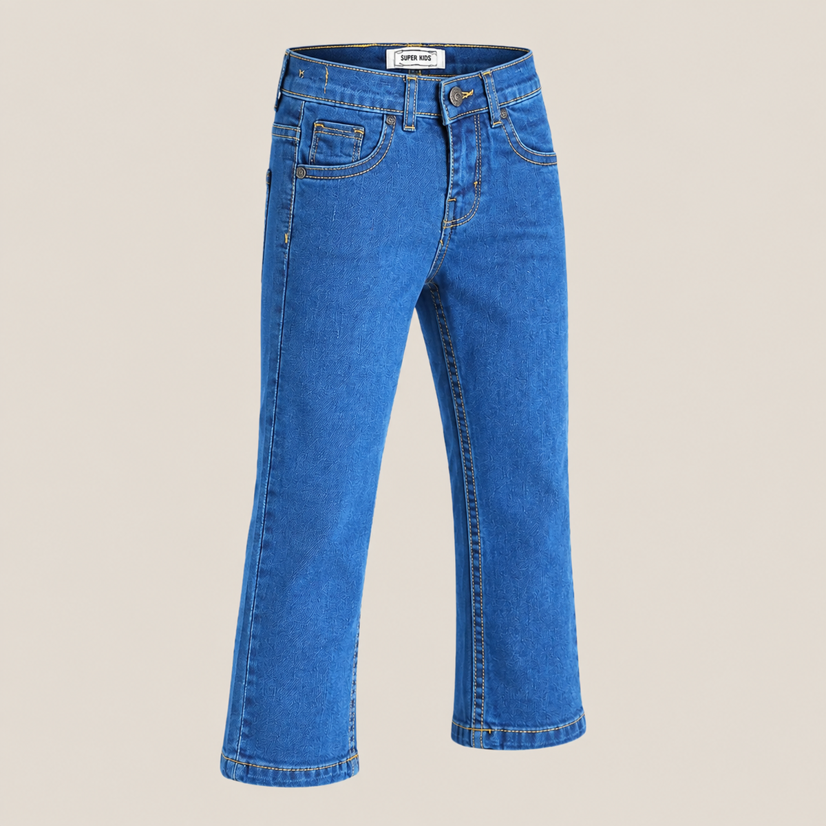 Boys Slim Fit Royal Blue Denim Pants
