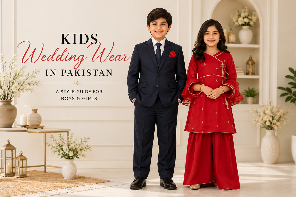 Kids wedding wear for boys and girls in Pakistan - Super Kids Clothing