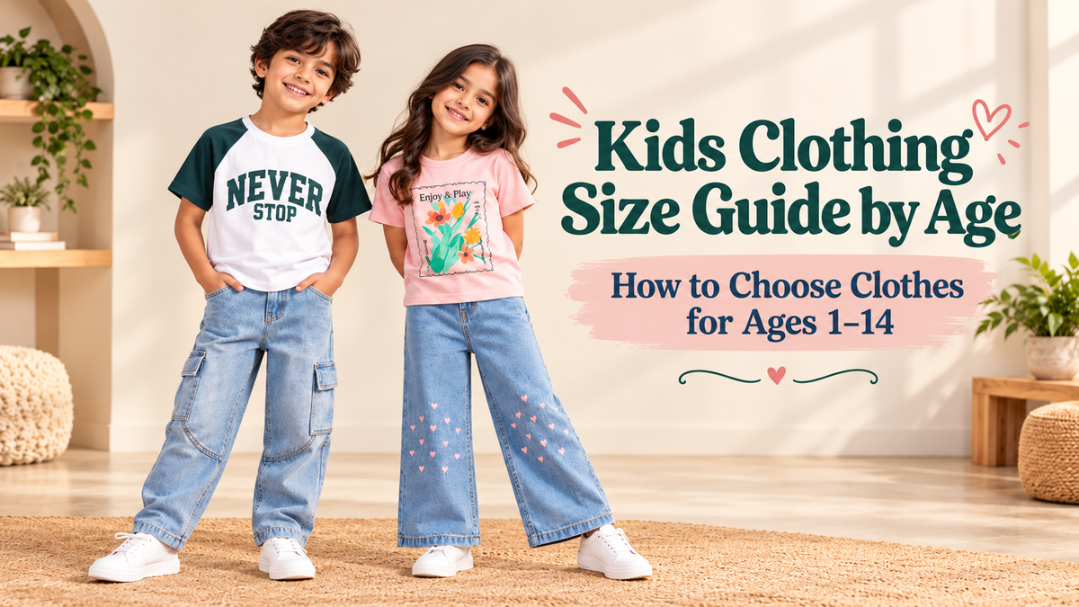 Kids Clothing Size Guide by Age: How to Choose Clothes for Ages 1–14
