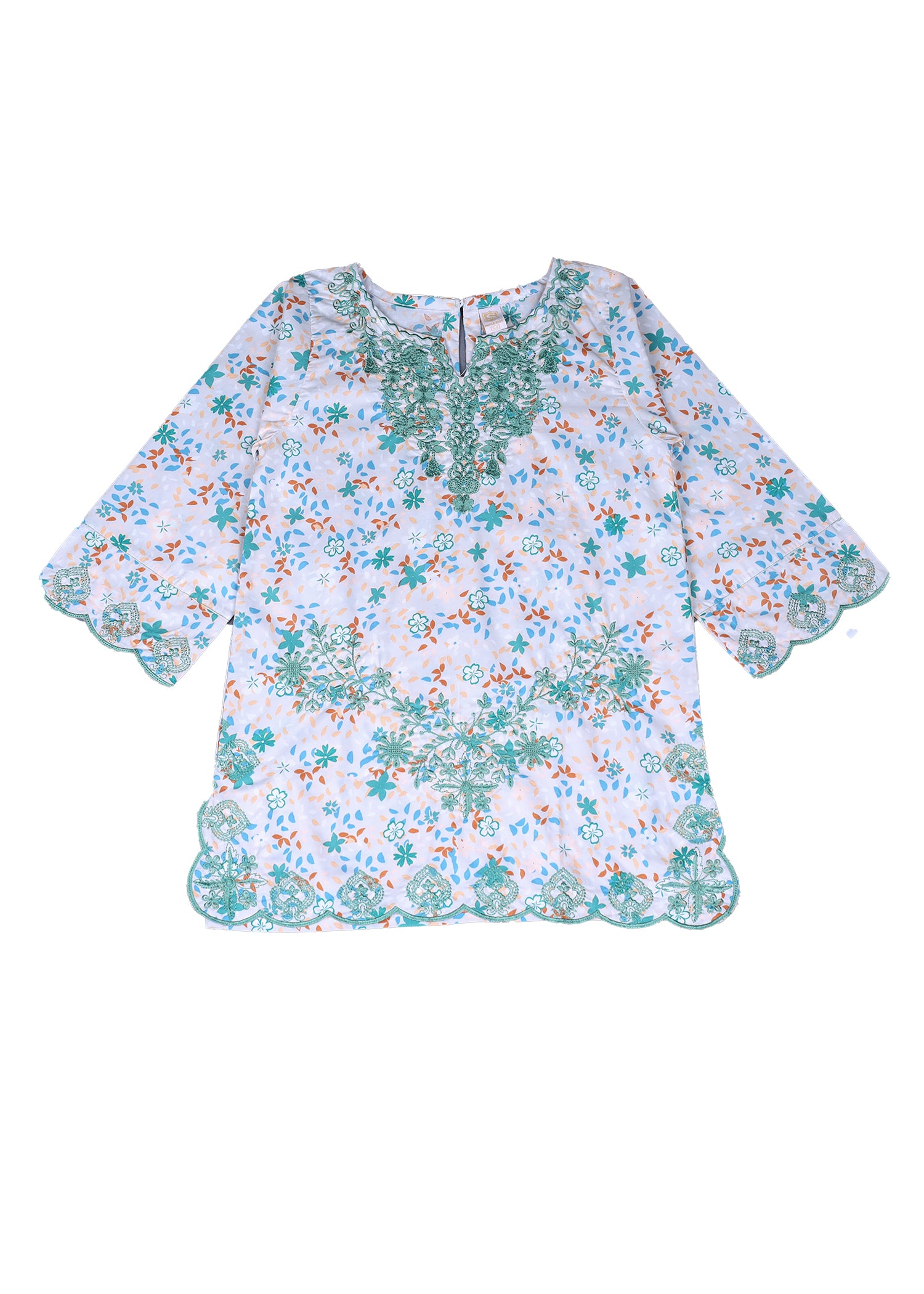 Embroidered Kameez With Shalwar