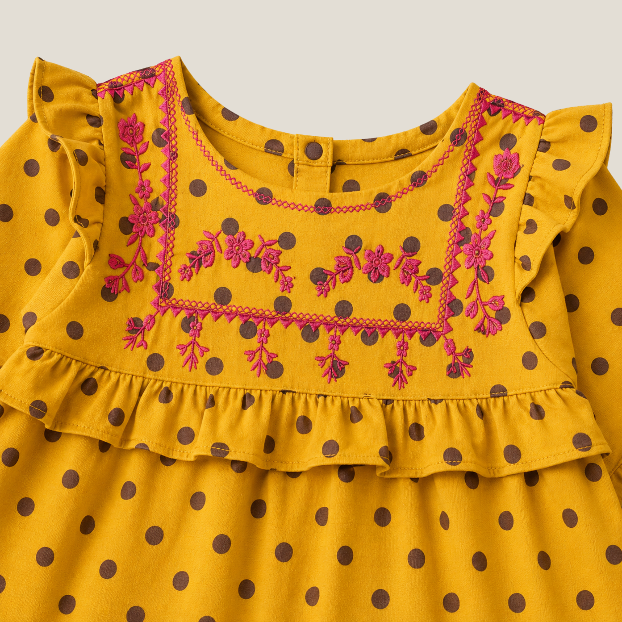 Golden Dots Top