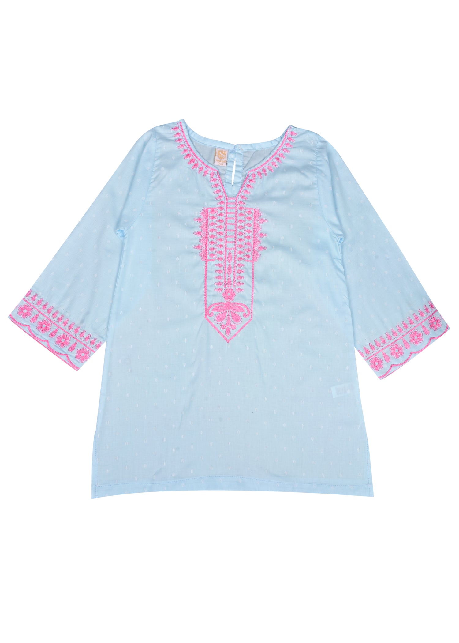 Embroidered Kameez With Embroidered Trouser