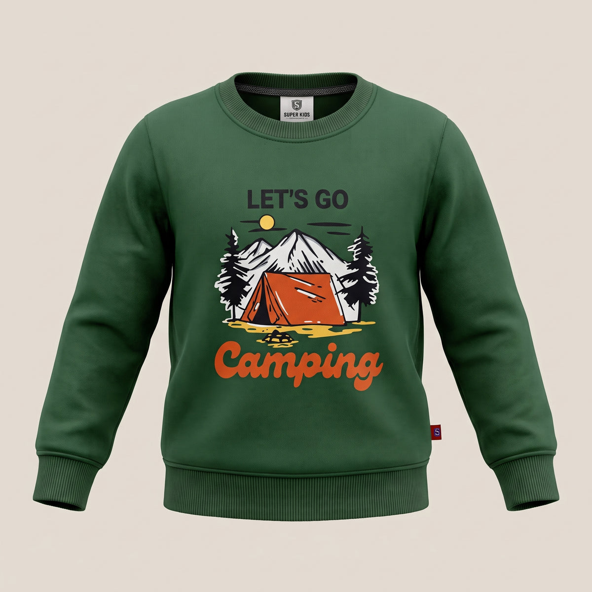 Let's Go Camping Graphic Sweatshirt