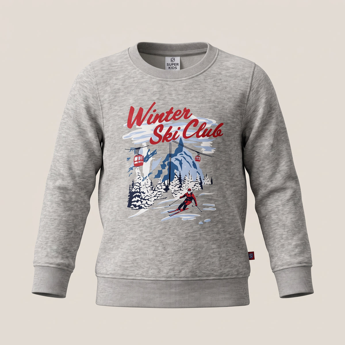 Winter Ski Club Graphic Sweatshirt