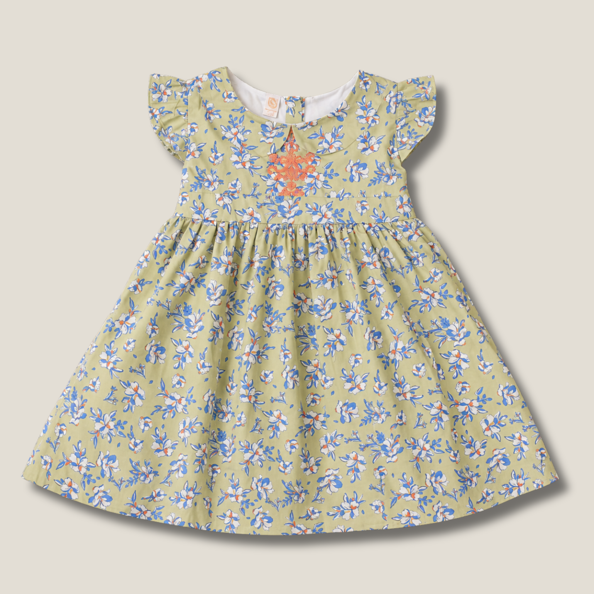 Olive Blossom Frock
