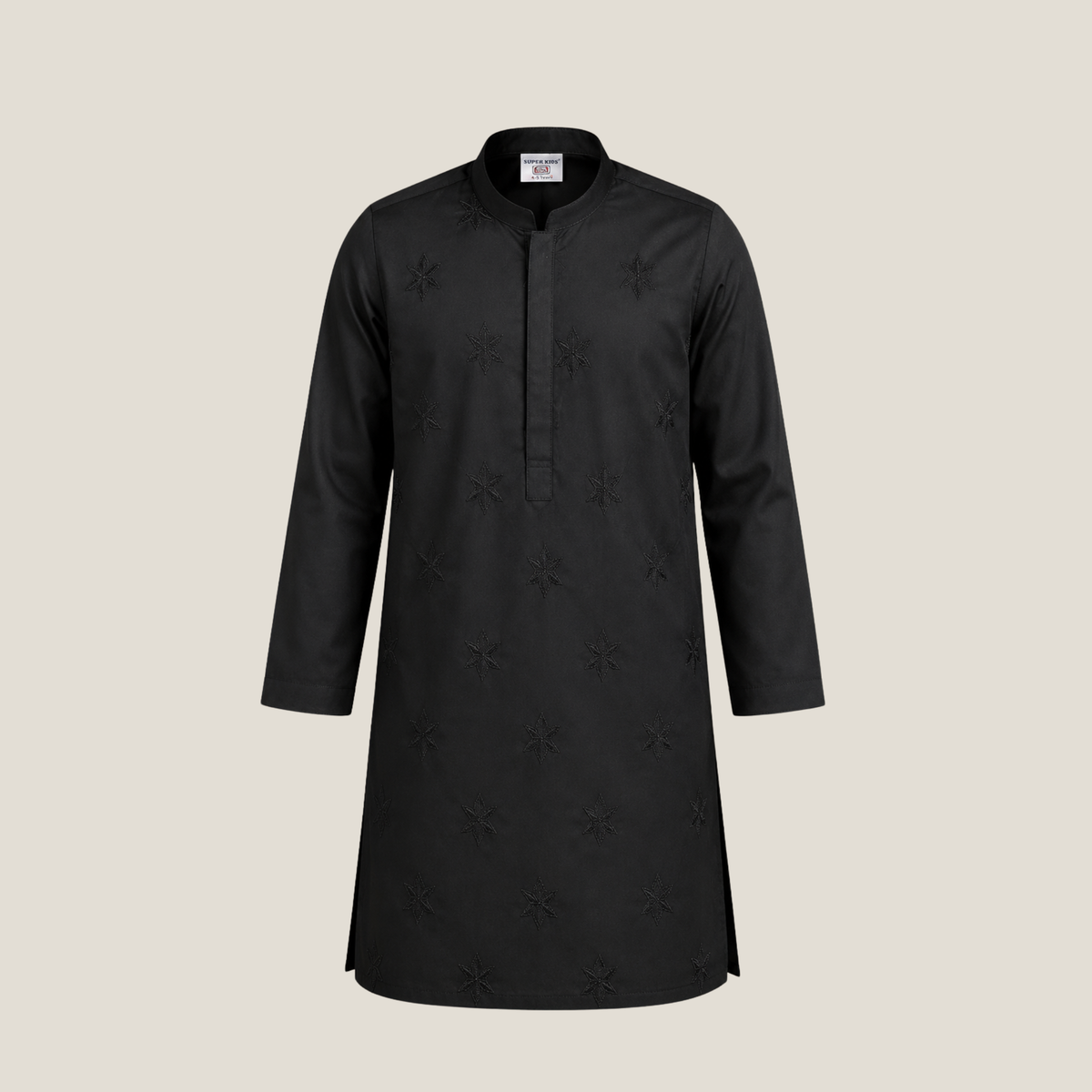 Boy's All Over Embroidered Kurta Trouser