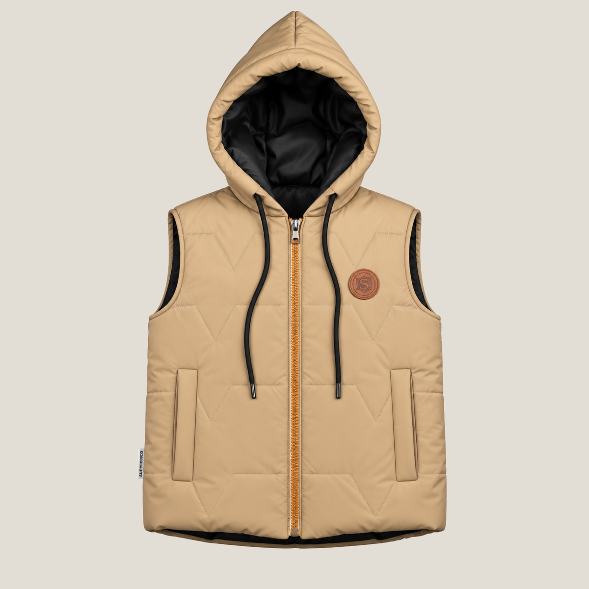 Sleeveless Zipper Jacket