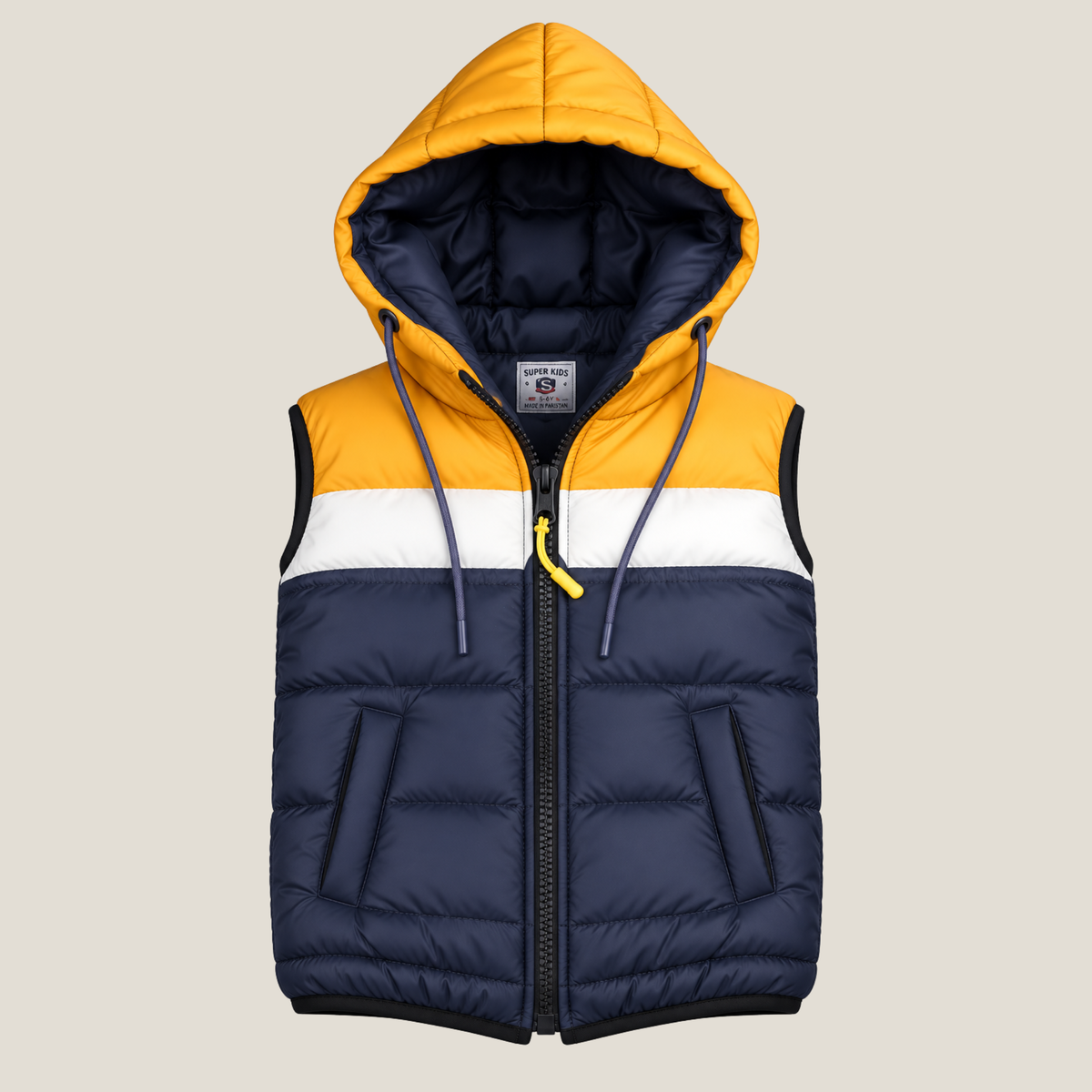 Sleeveless Zipper Jacket