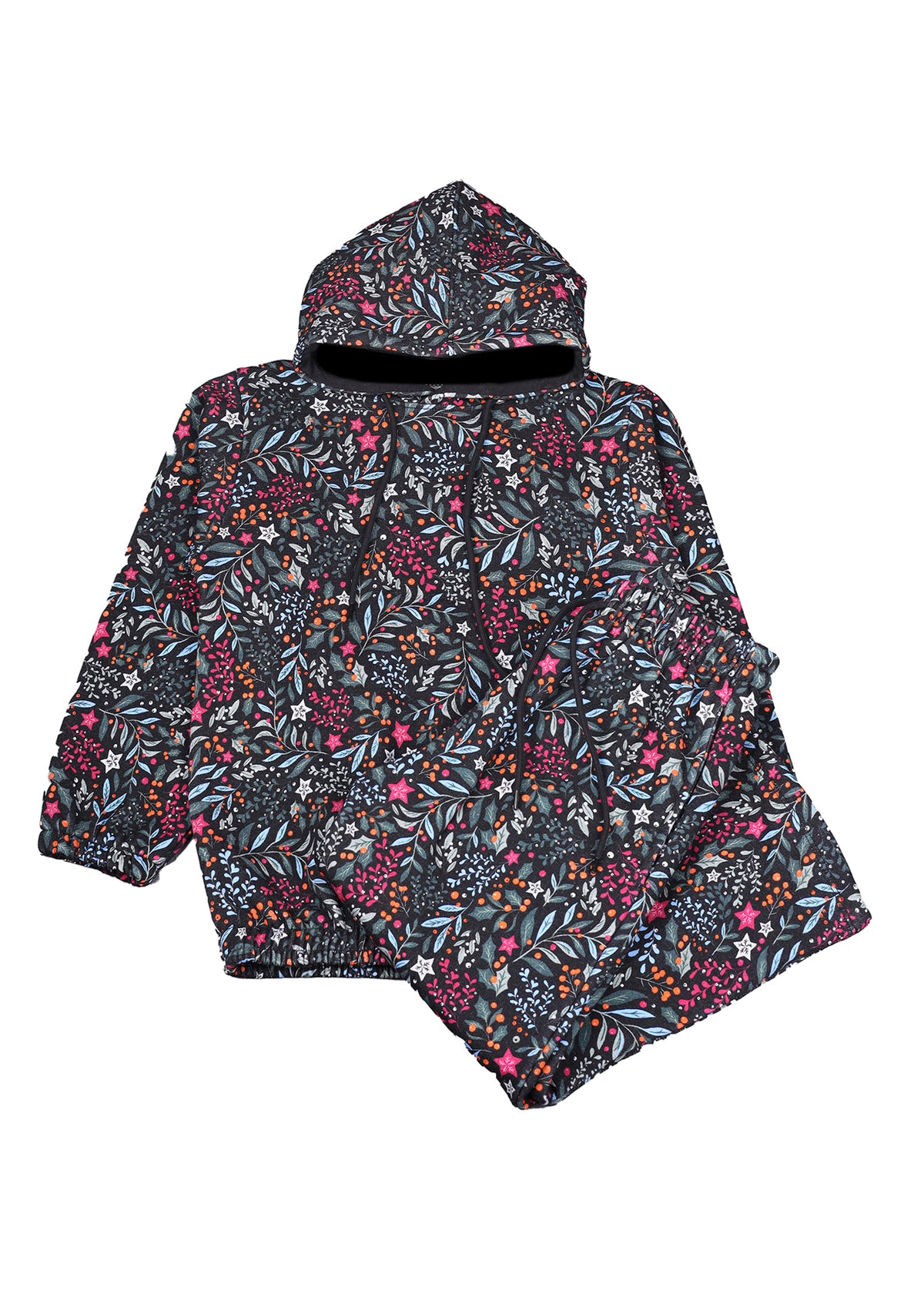 Floral Printed Hoodie & Trouser Set