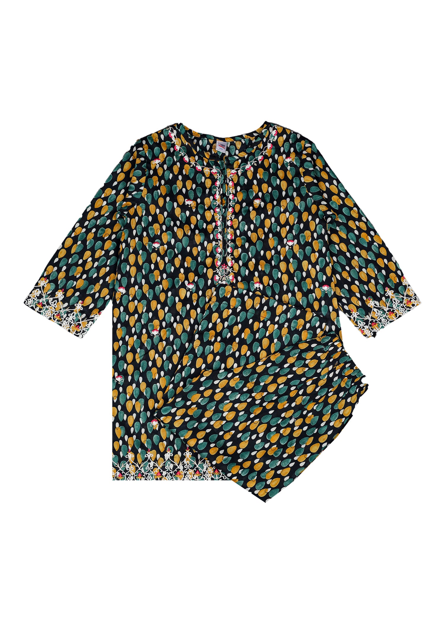 Embroiderd Kameez With Trouser