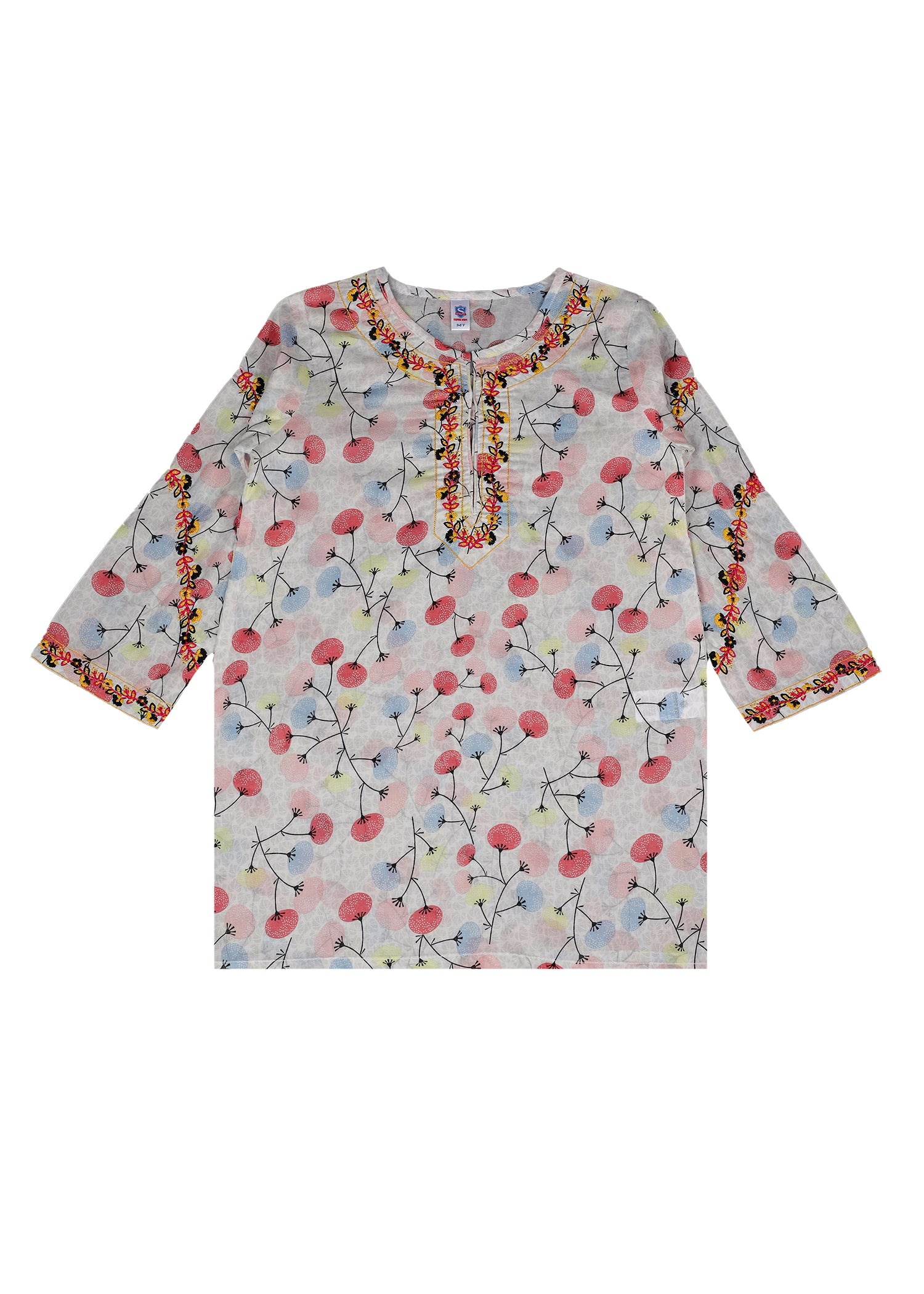 Embroidered Kameez With Trouser