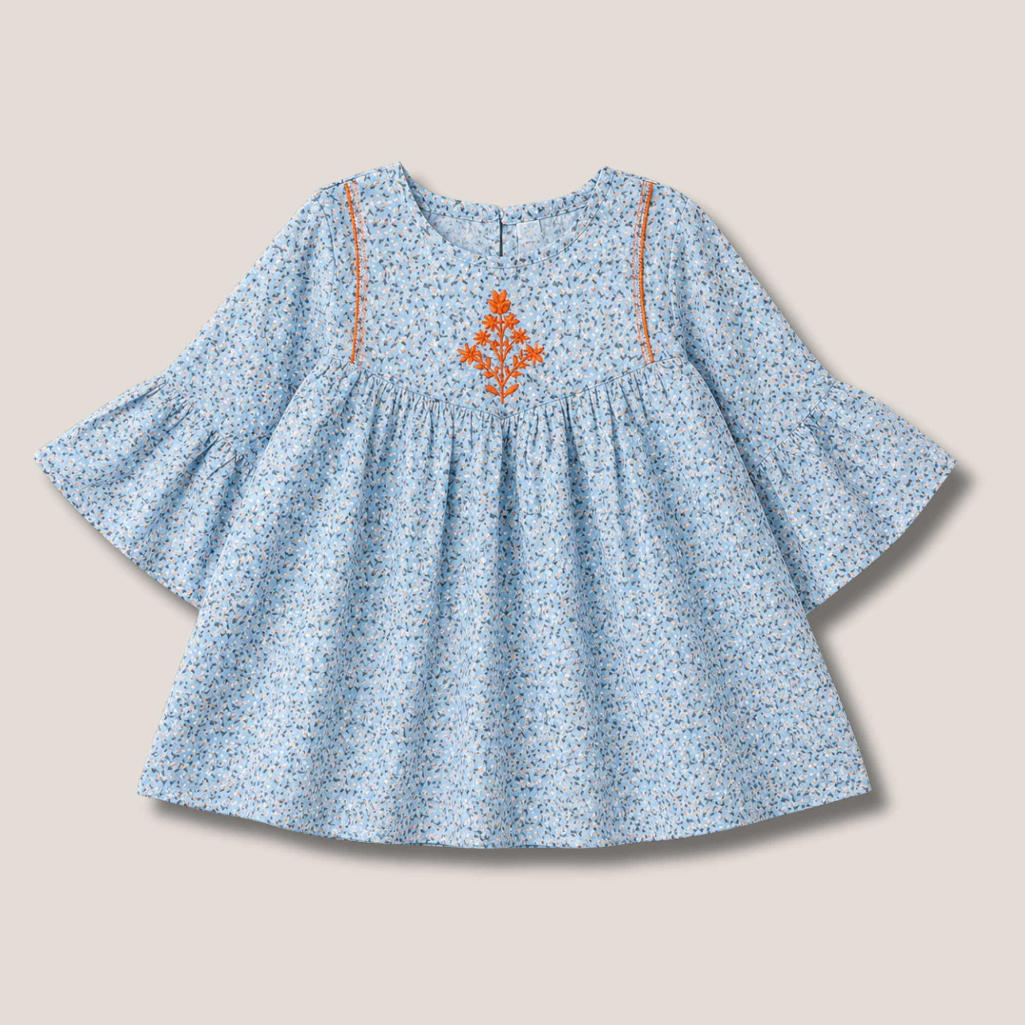 Sky Bloom Bell Top