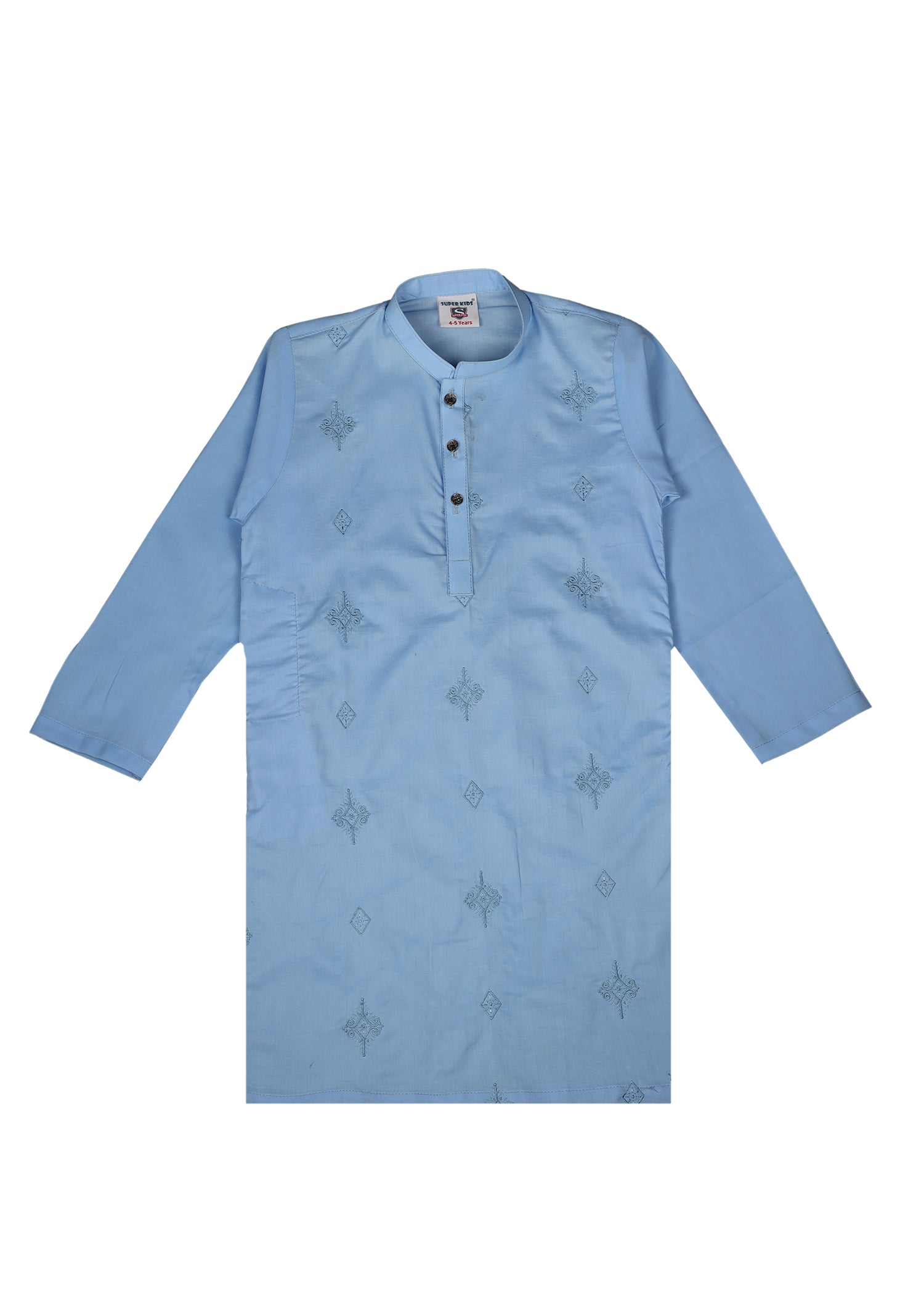 Boy's All Over Embroidered Kurta Trouser