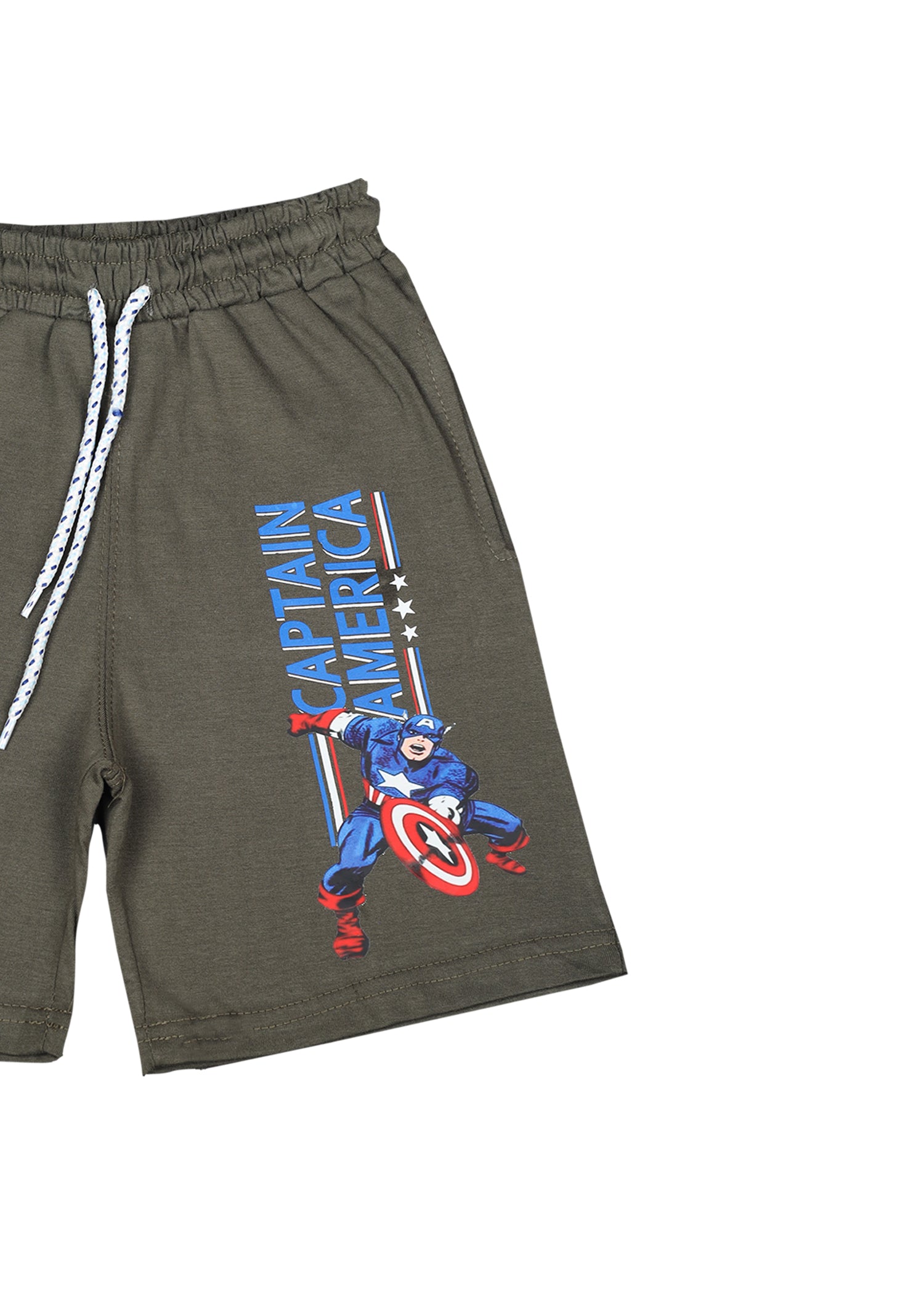 Captain America Grapic Blended Short
