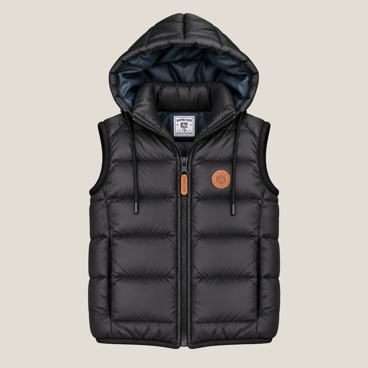 Sleeveless Zipper Jacket
