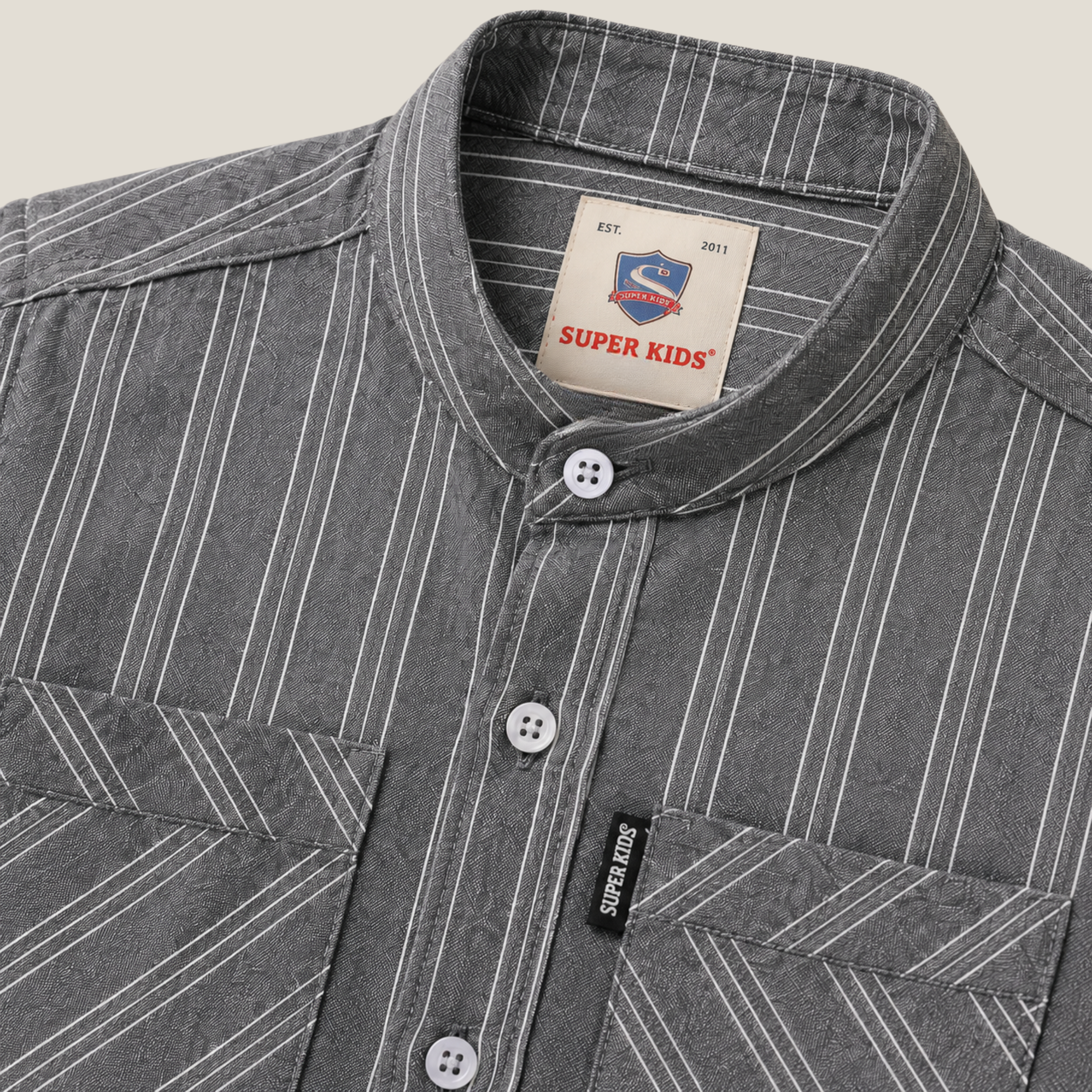 Double Pocket Buttom Down Casual Shirt