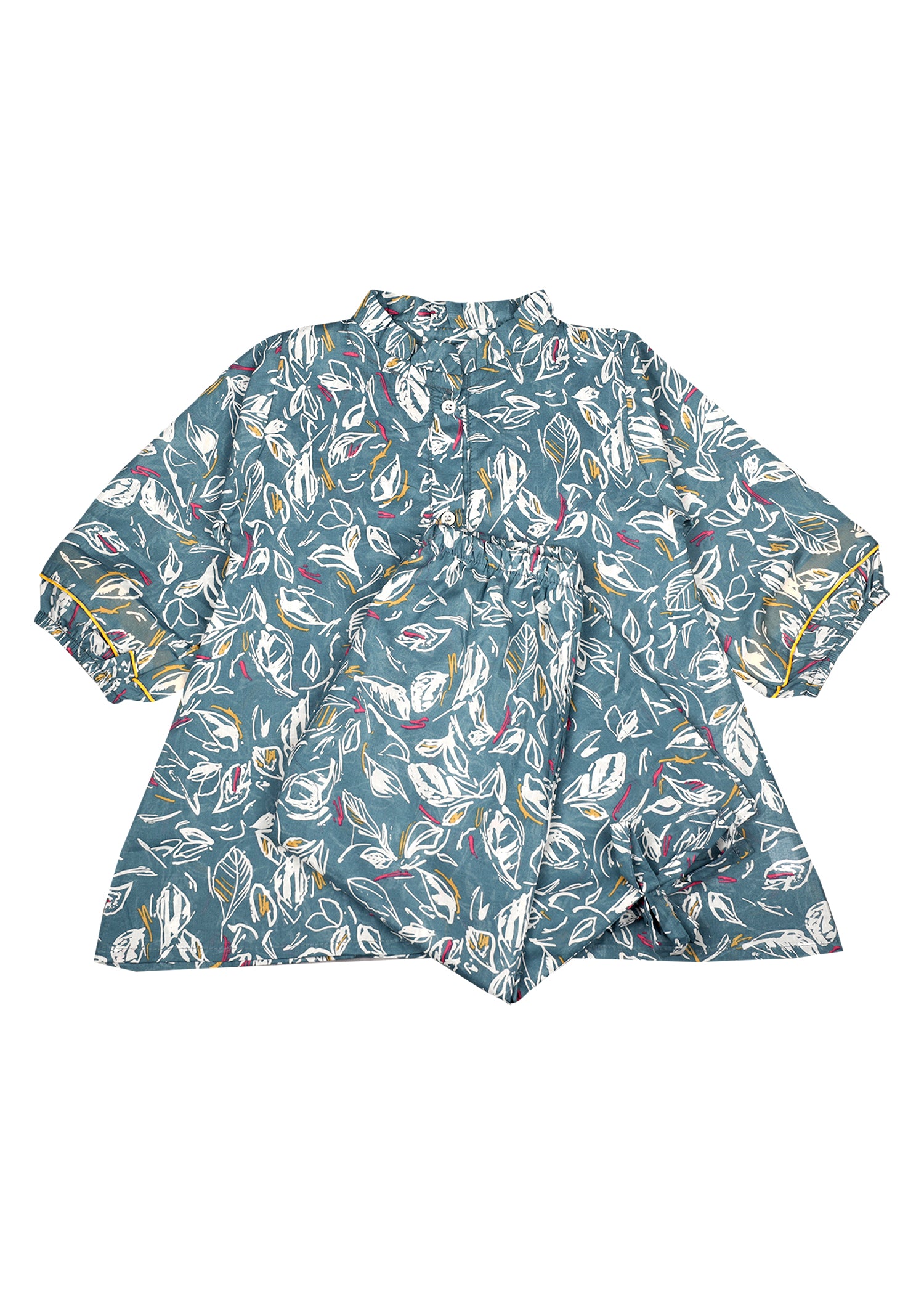 Printed Top With Loose Trouser