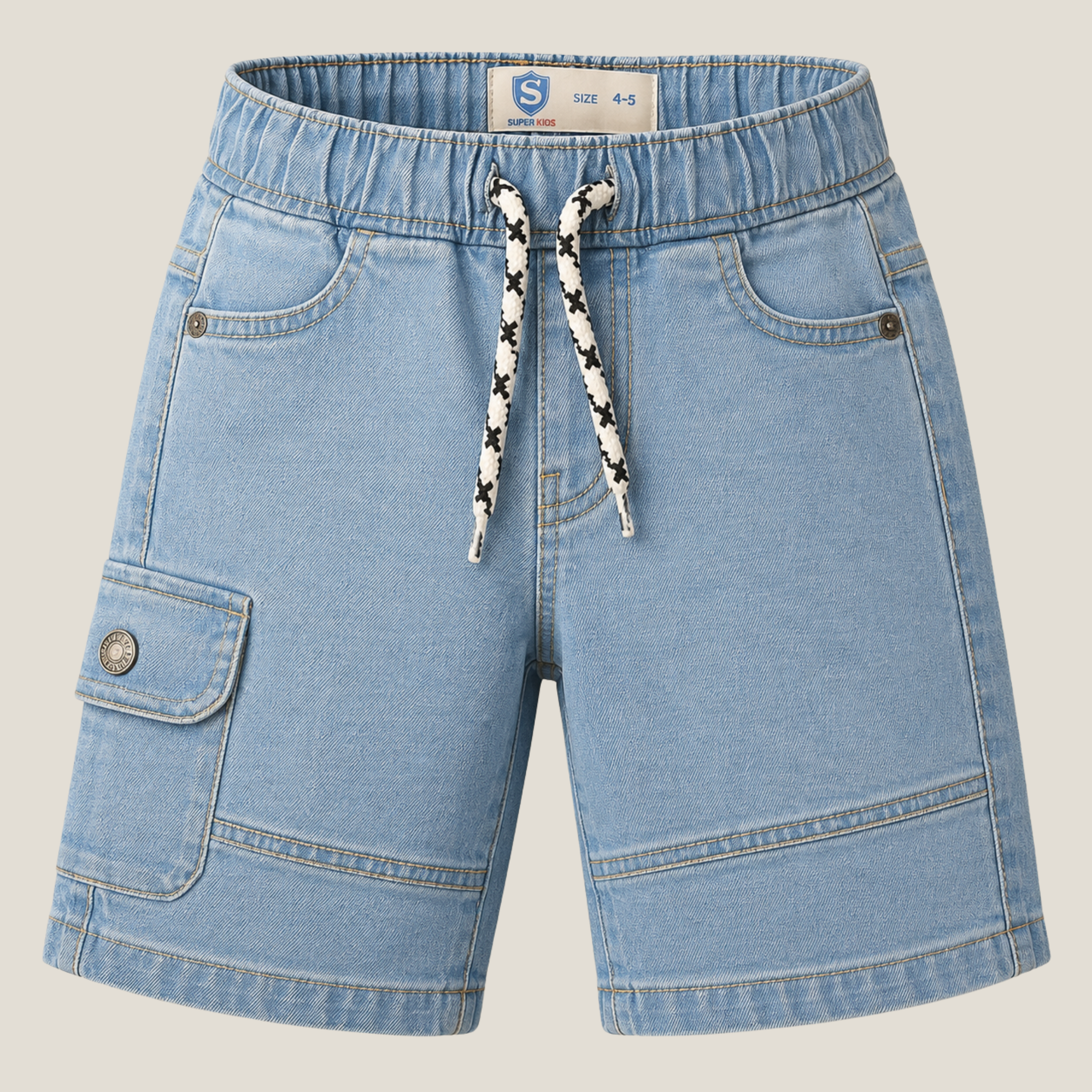 Five Pocket Denim Short