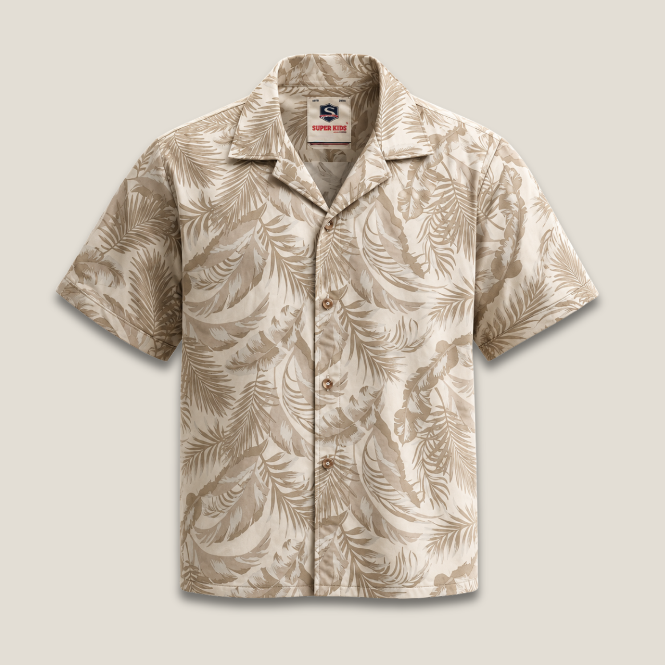 Skin Printed Ressort Collor Shirt