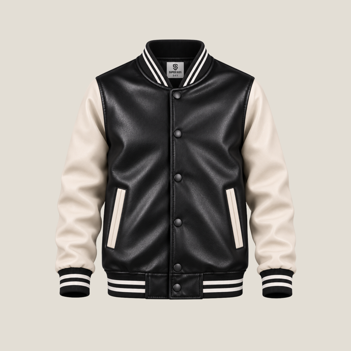 Varsity Button Through Jacket