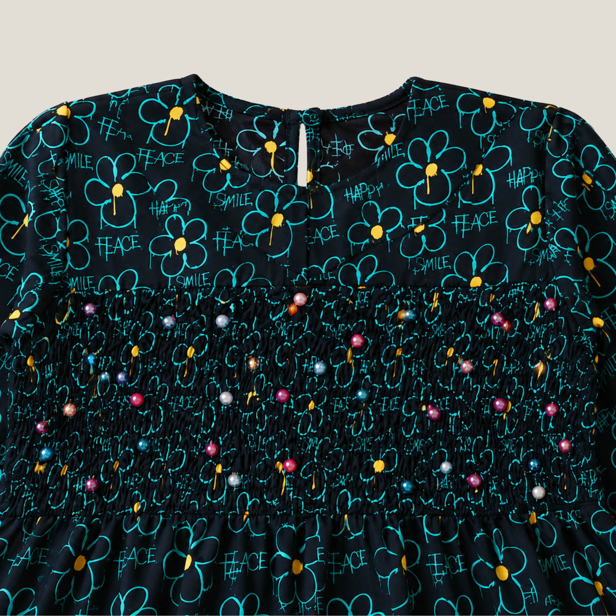 Happy Daisy Smock Top