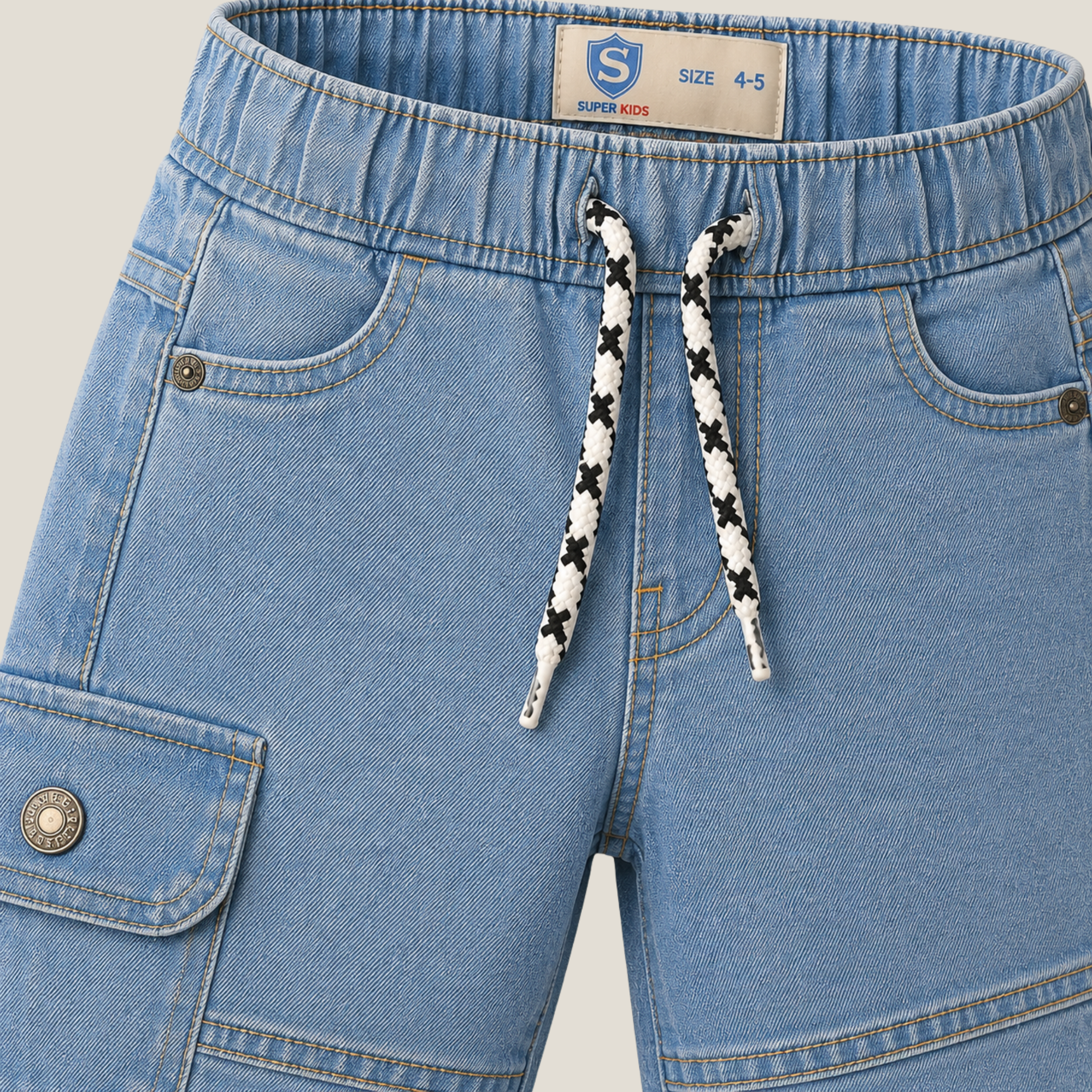 Five Pocket Denim Short