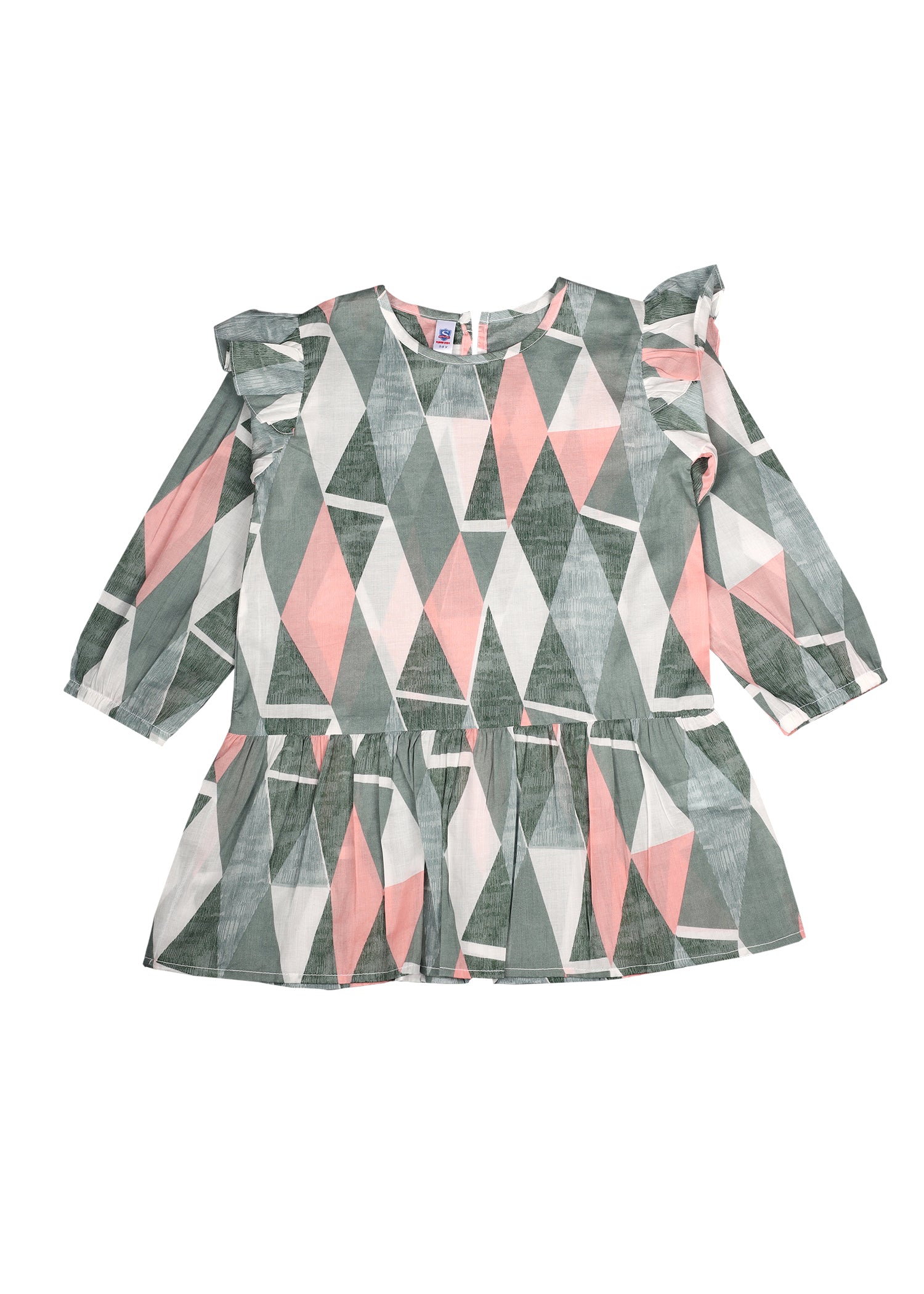 Printed Frock With Trouser
