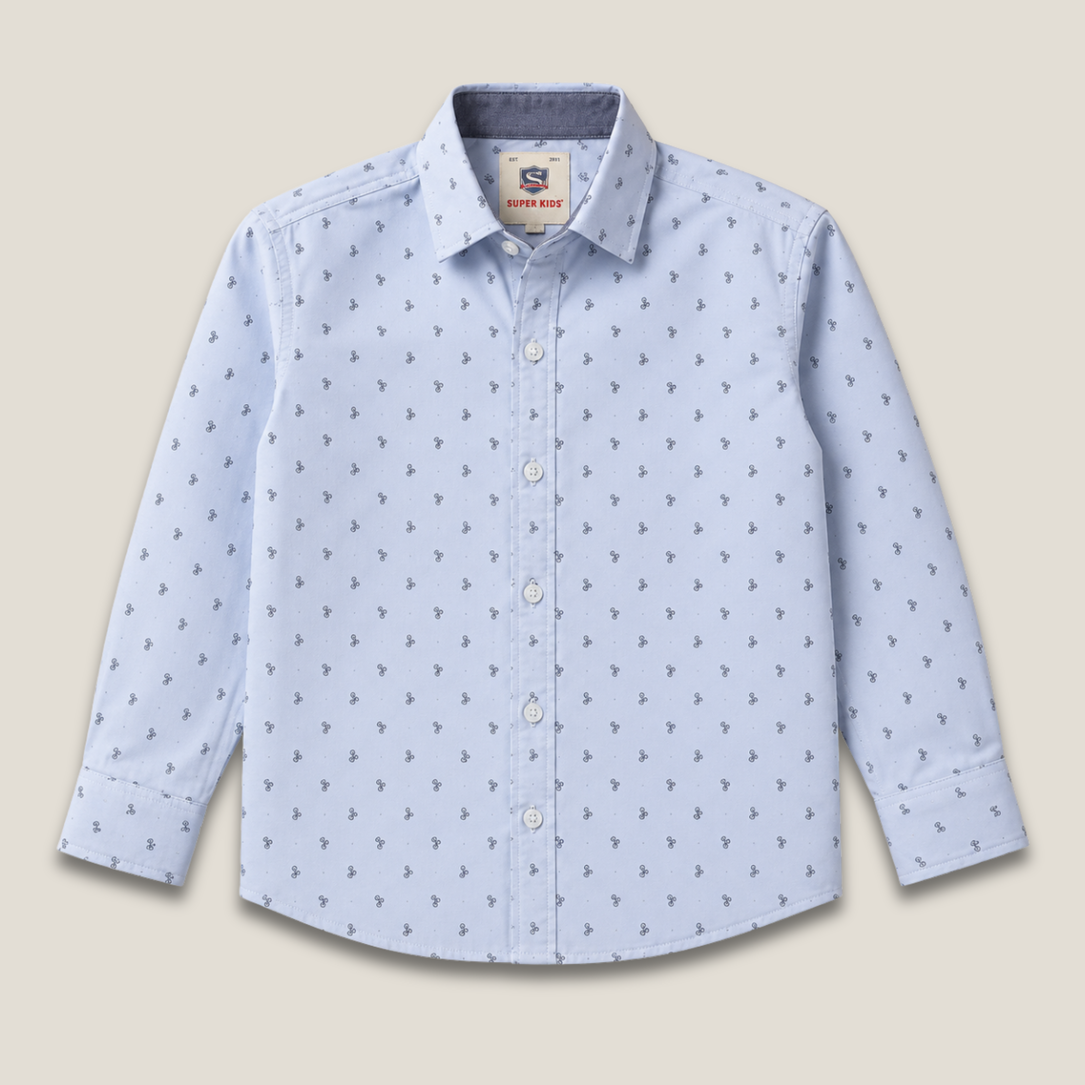 Printed Buttom Down Casual Shirt