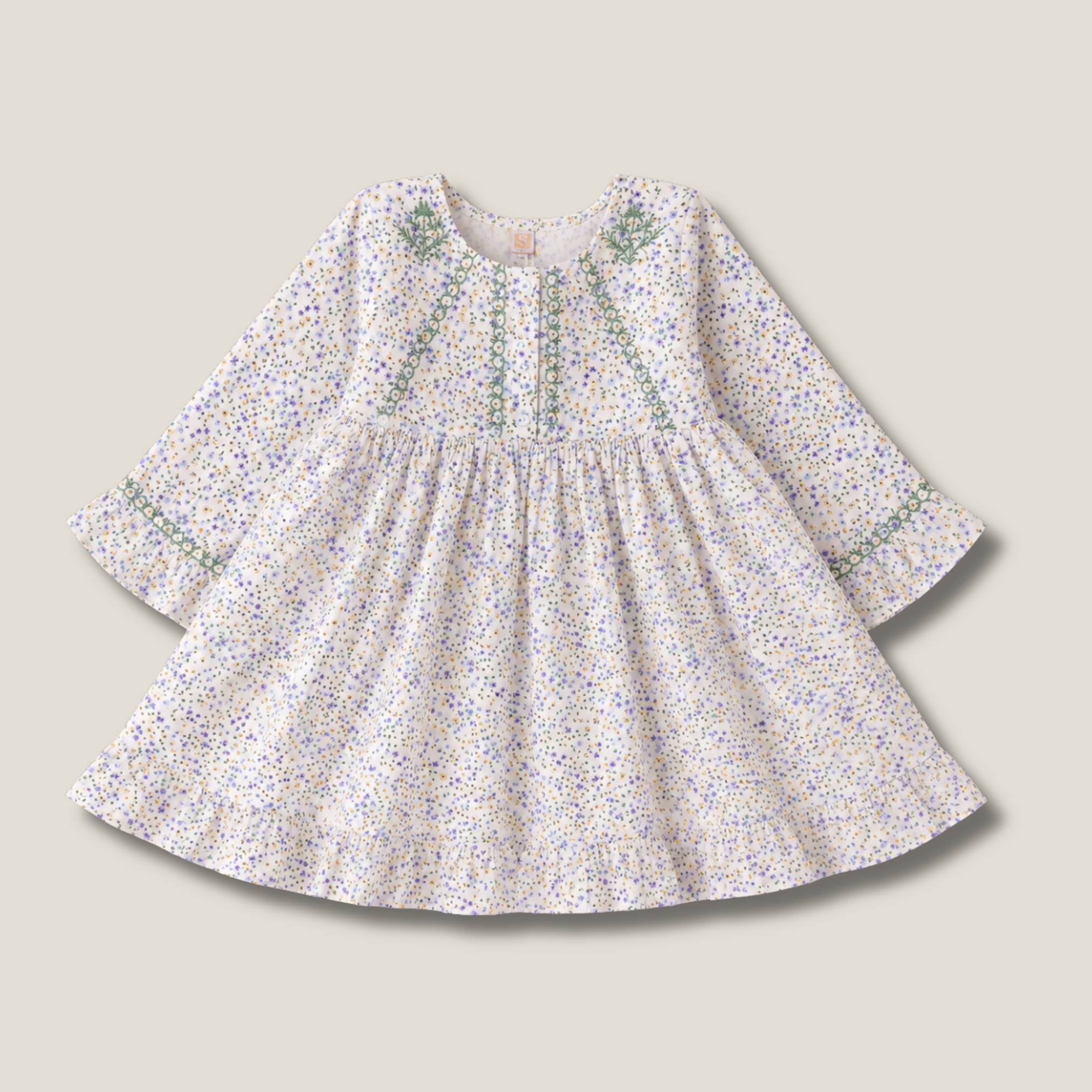 Lavender Meadow Long Frock