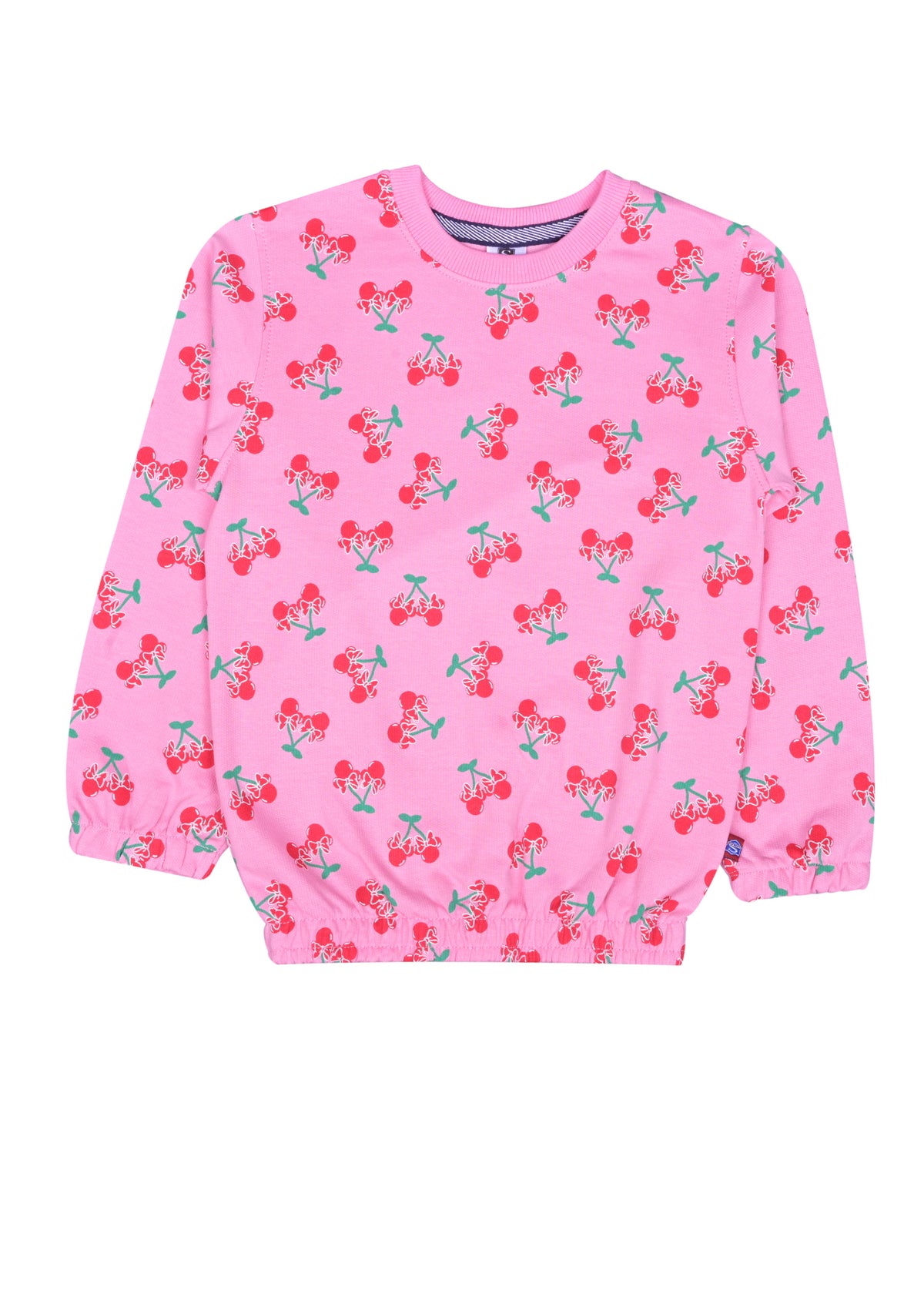 Pink Printed Sweatshirt & Trouser Set