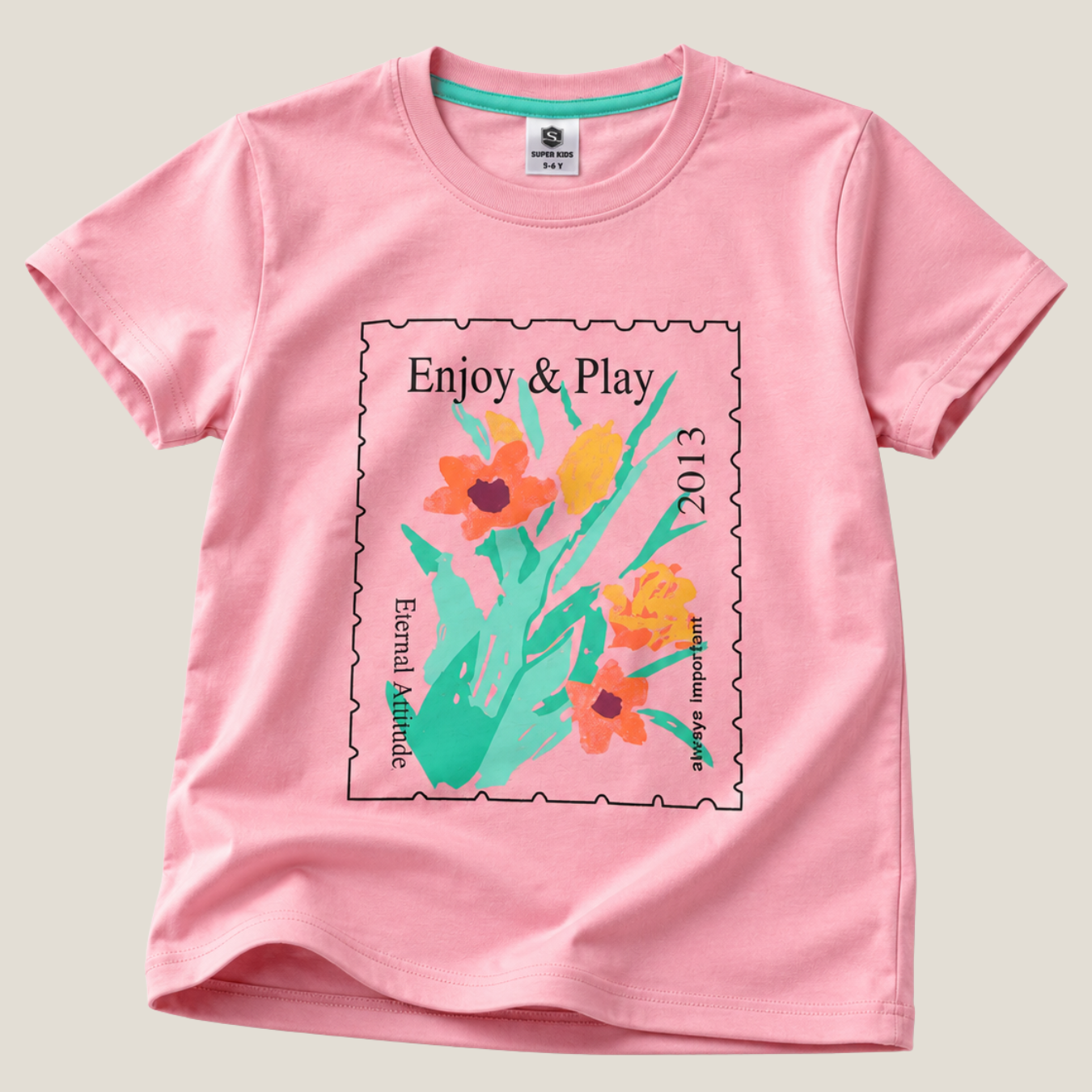Floral Printed Grapic T-Shirt