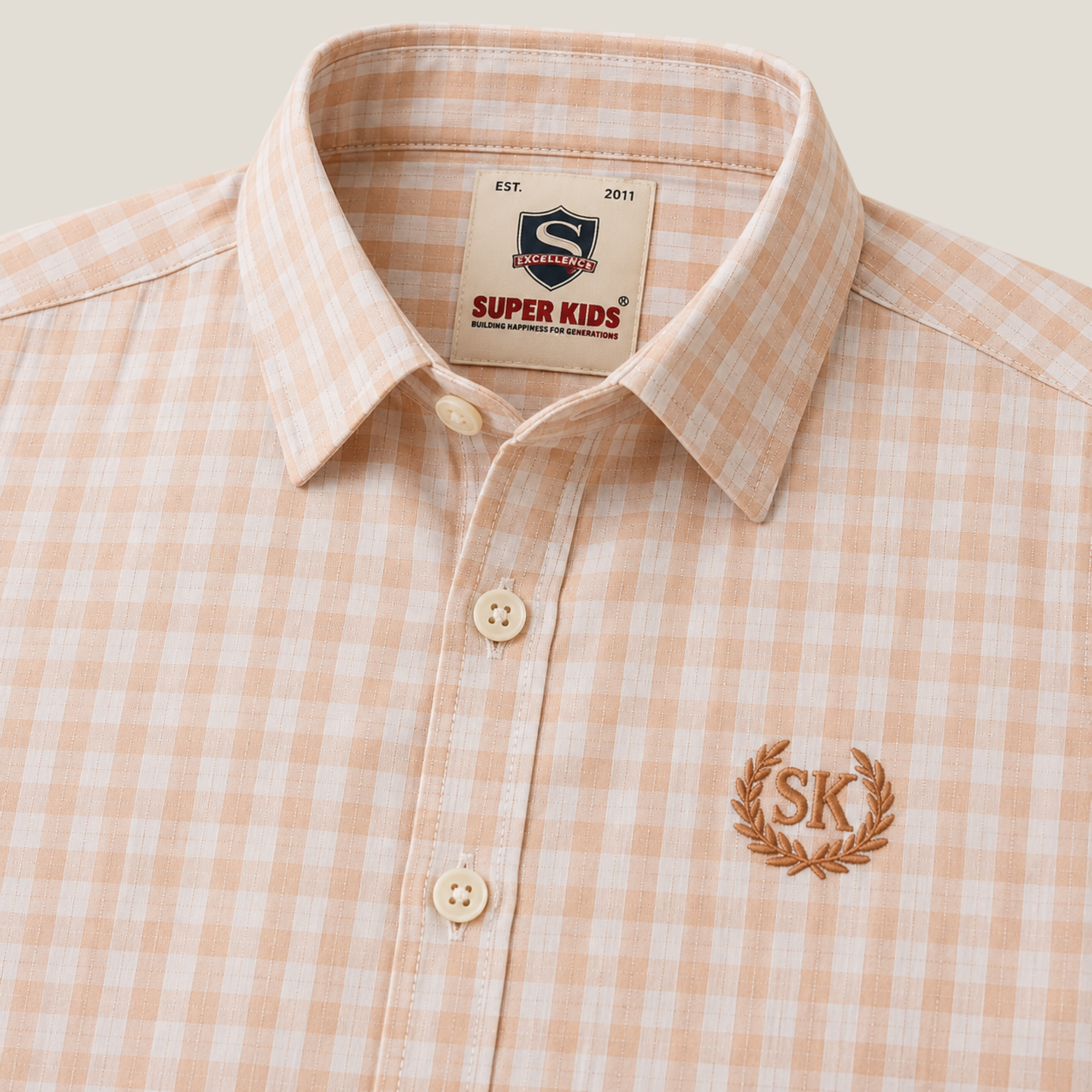 Skin Stripped Linning Short Sleeve Shirt