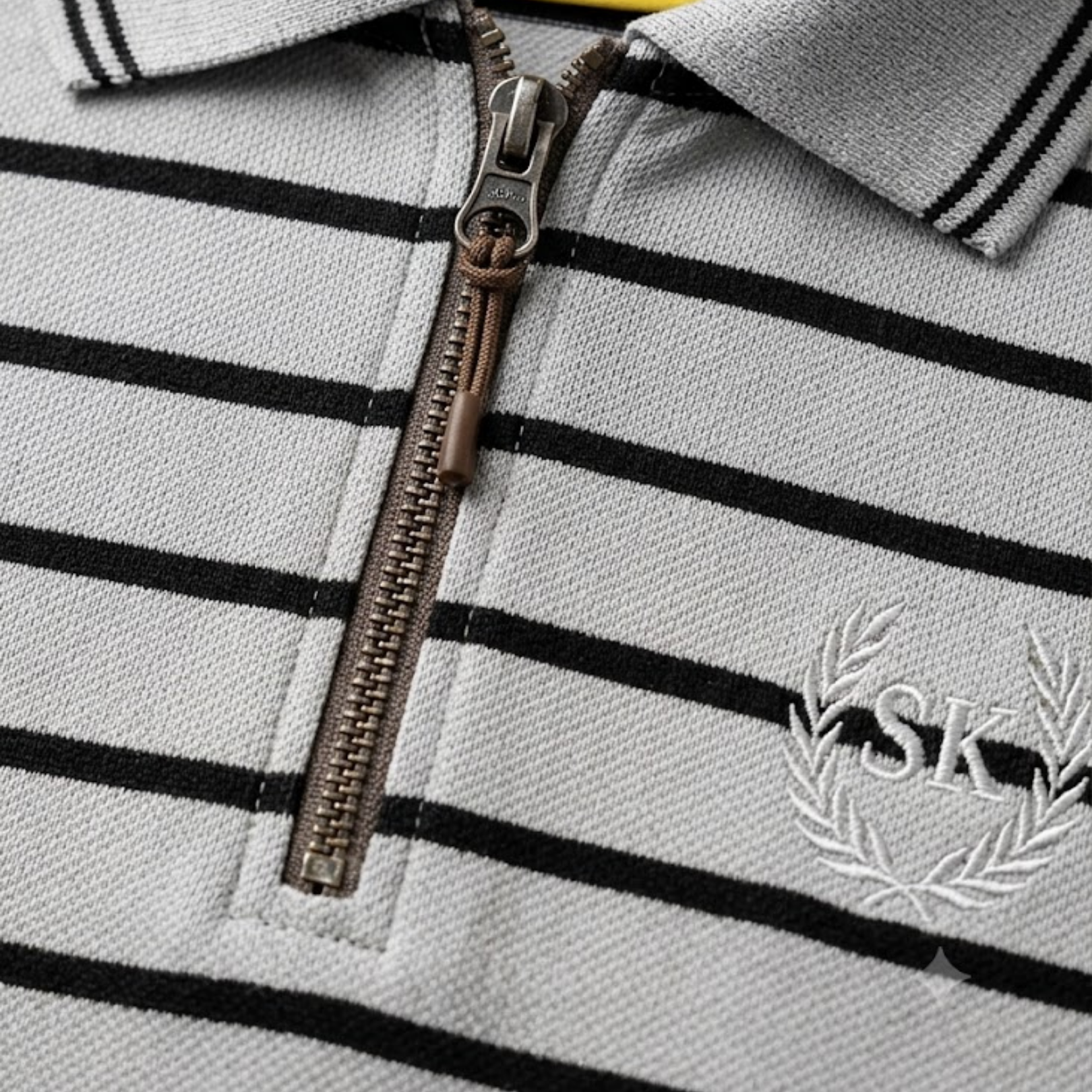 Stripped Lining Polo Shirt