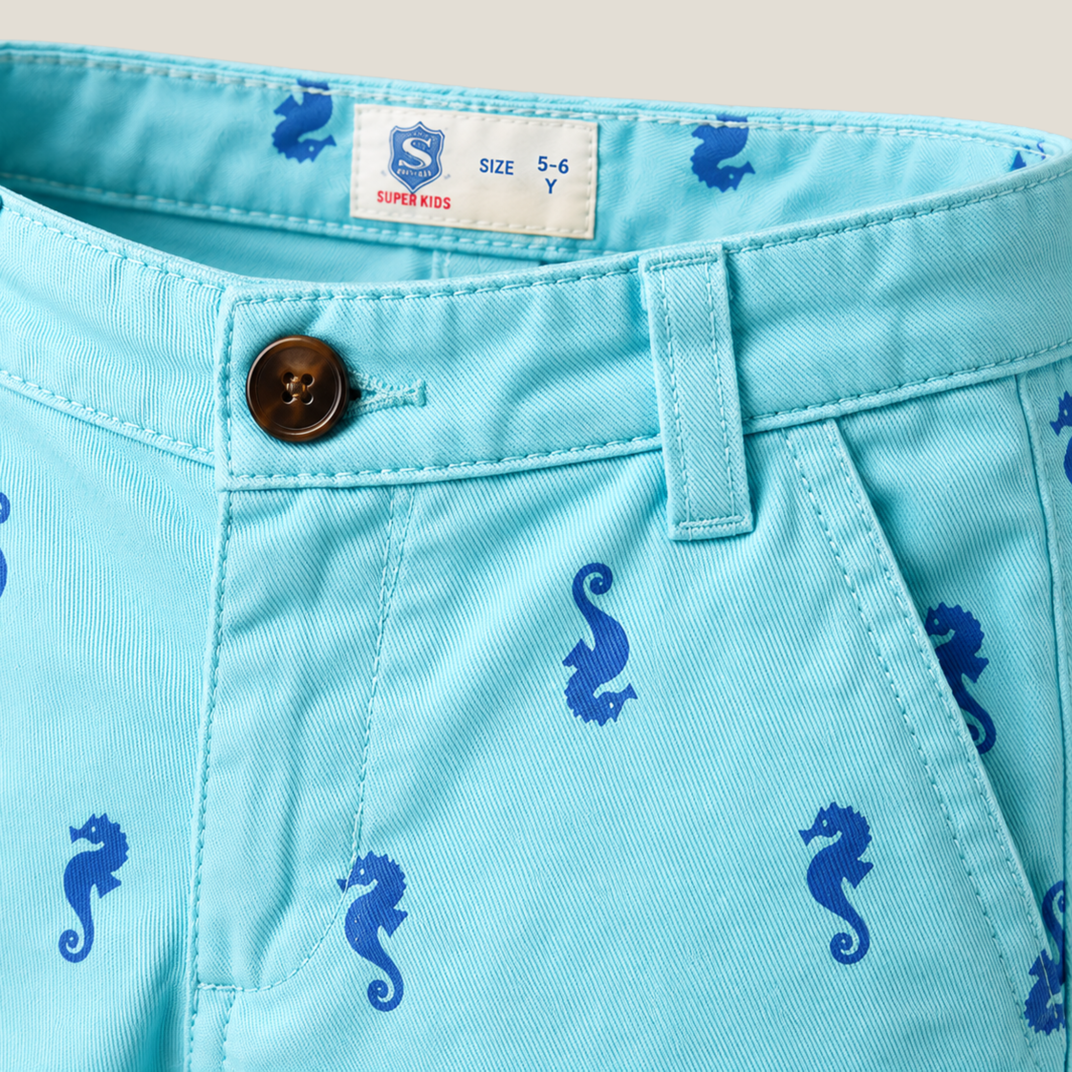 Kid's Printed Cotton Short