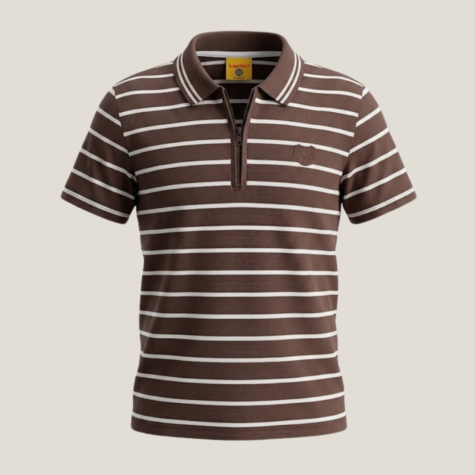 Stripped Lining Polo Shirt