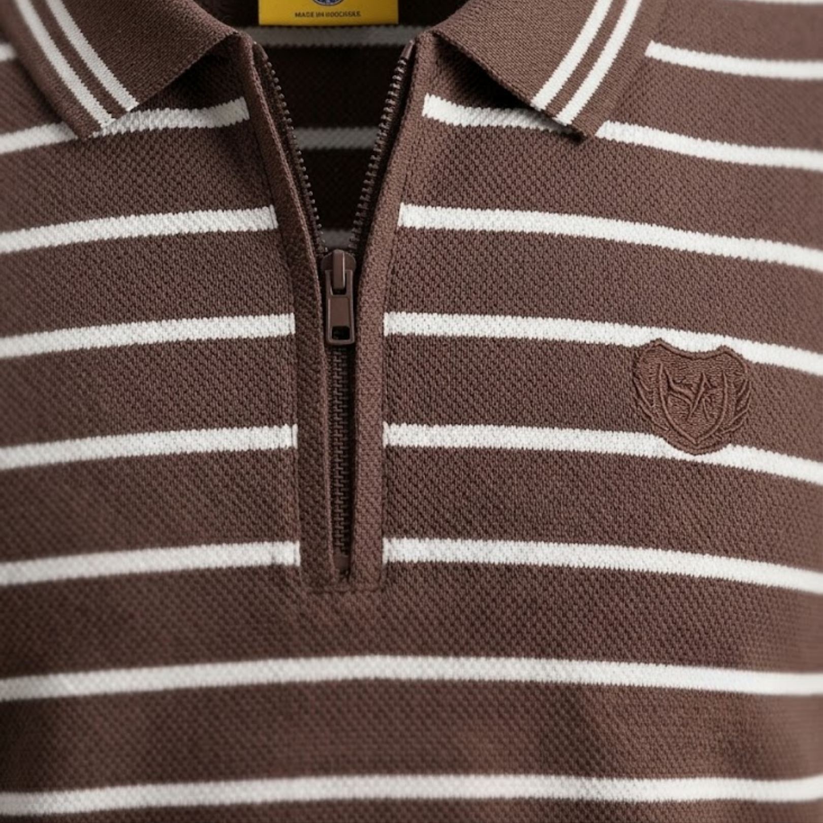 Stripped Lining Polo Shirt