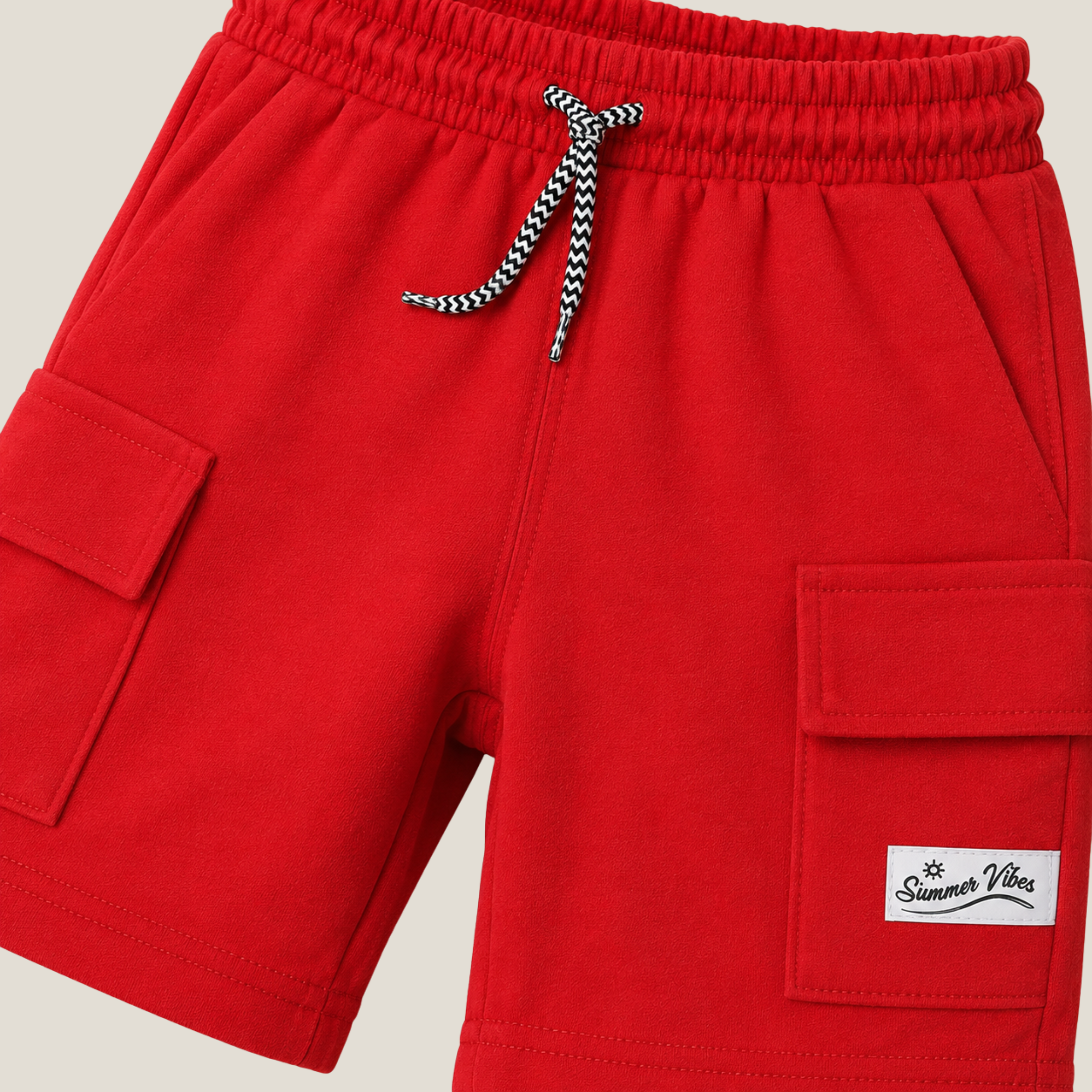 Summer Vibes Grapic Blended Short