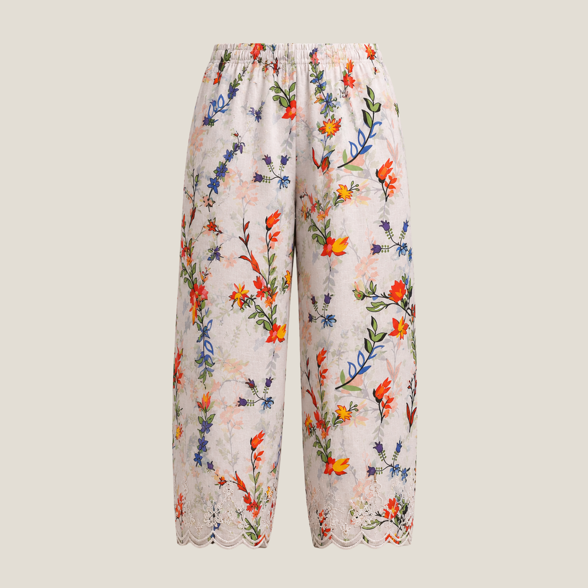 Printed Kameez With Loose buttom Trouser