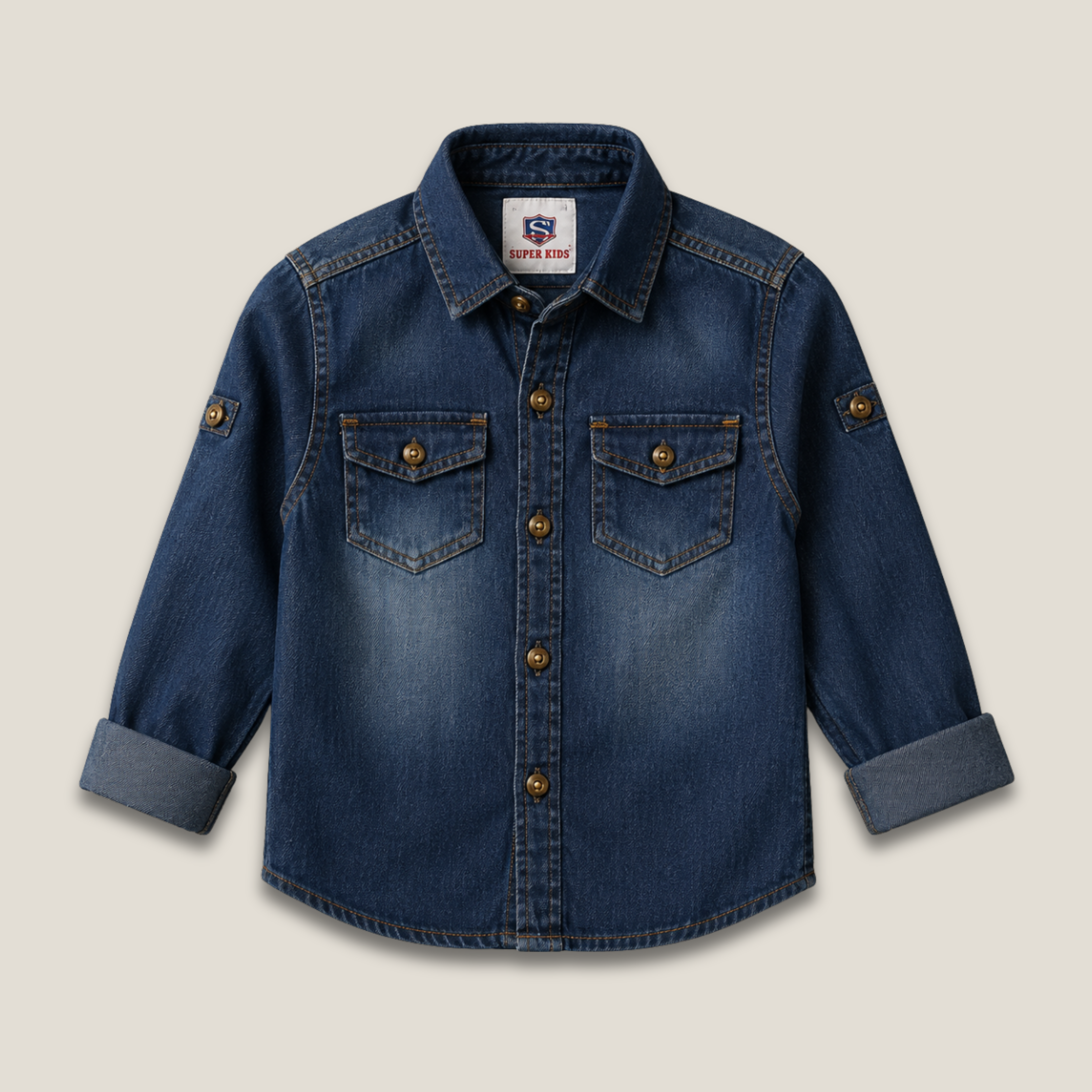 Double Pocket Denim Shirt