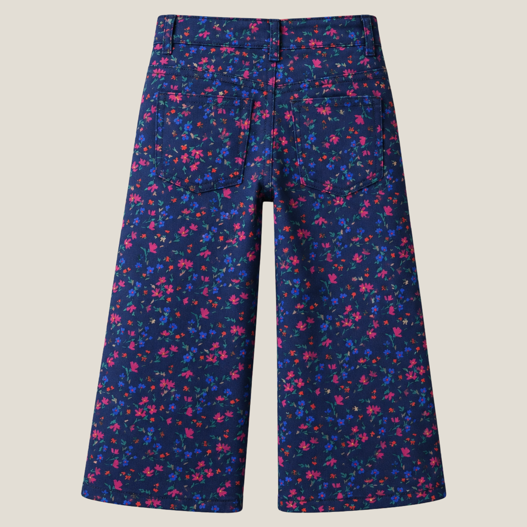 Printed Loose Buttom Pant